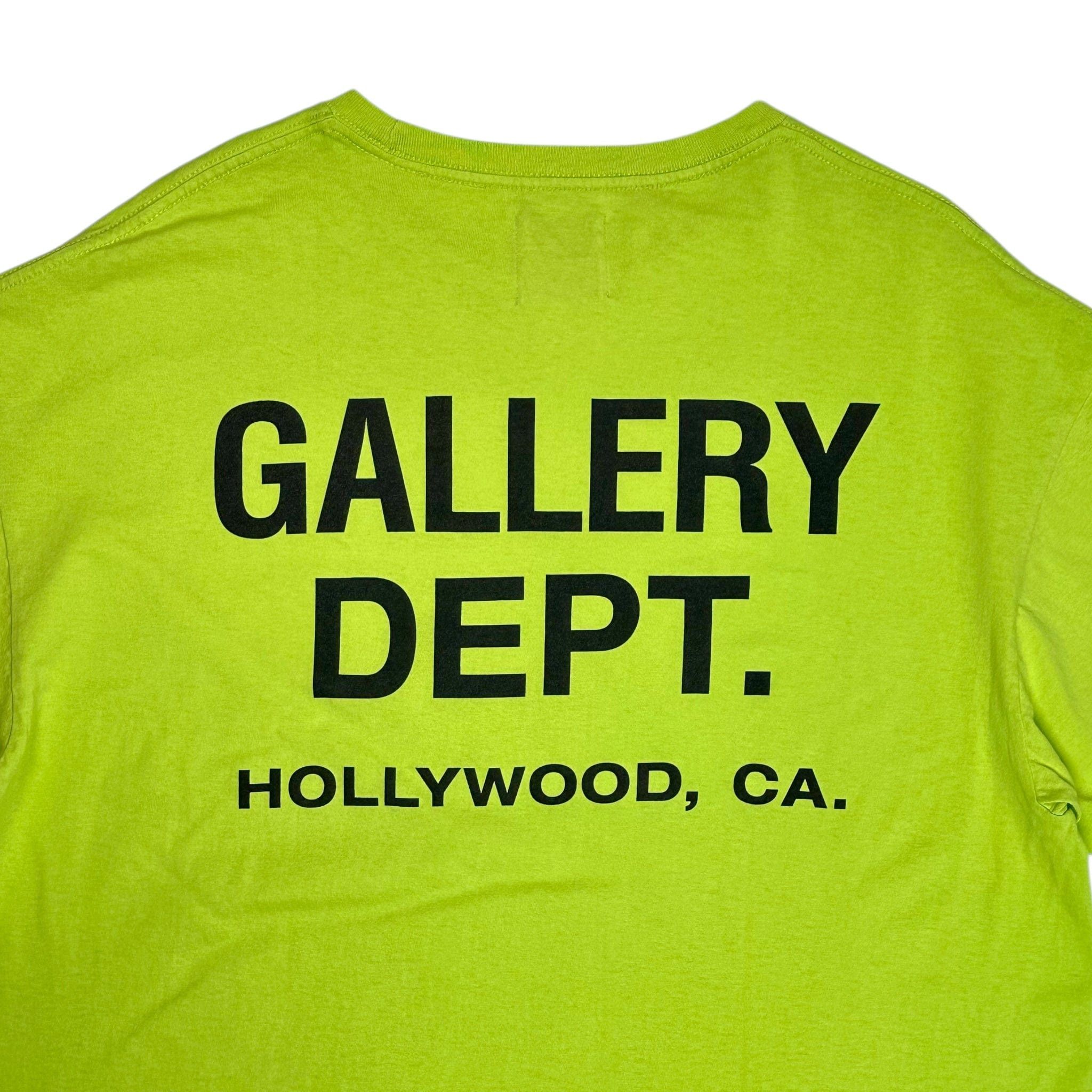 Gallery Department Souvenir Short Sleeve Tee Shirt Lime Gree