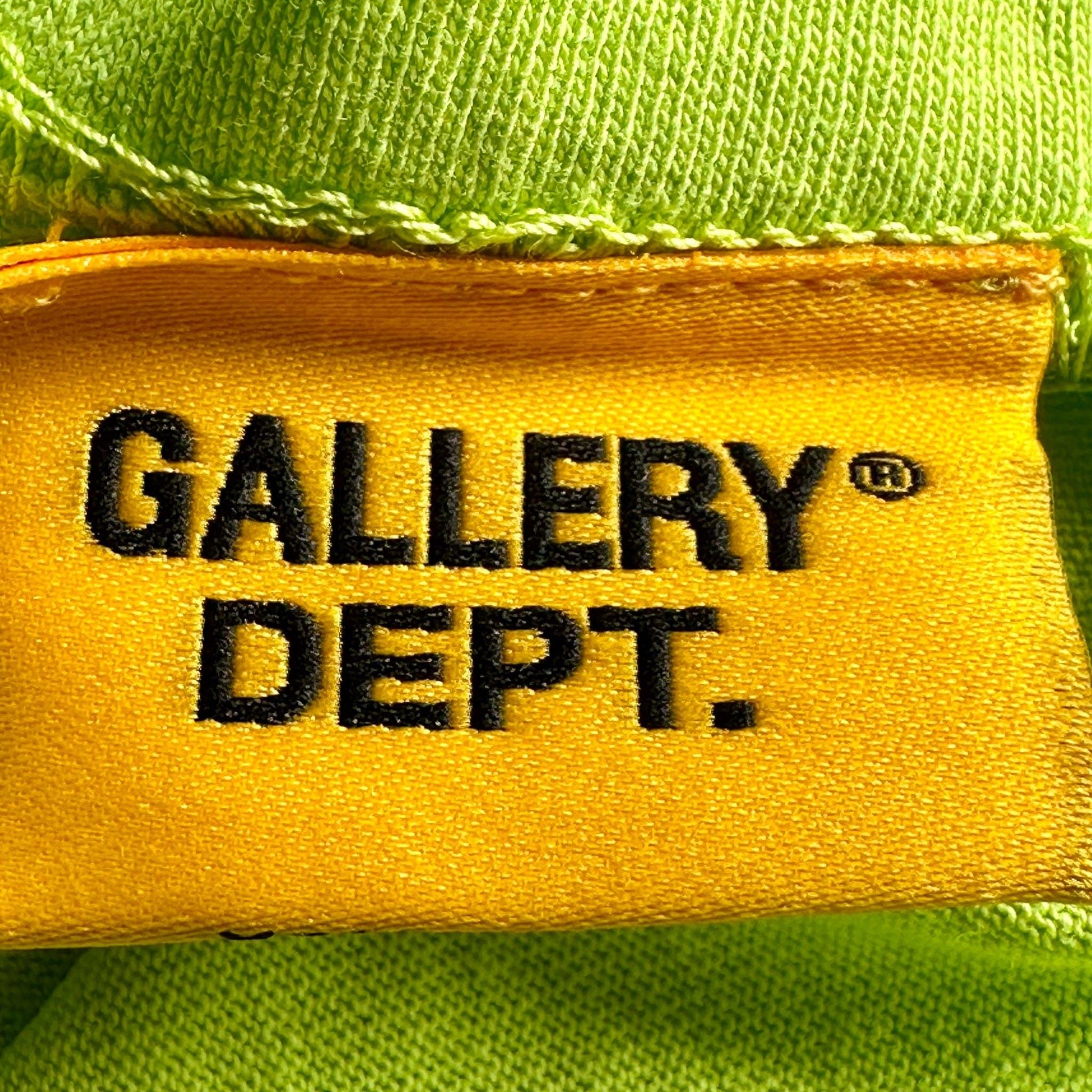 Gallery Department Souvenir Short Sleeve Tee Shirt Lime Gree