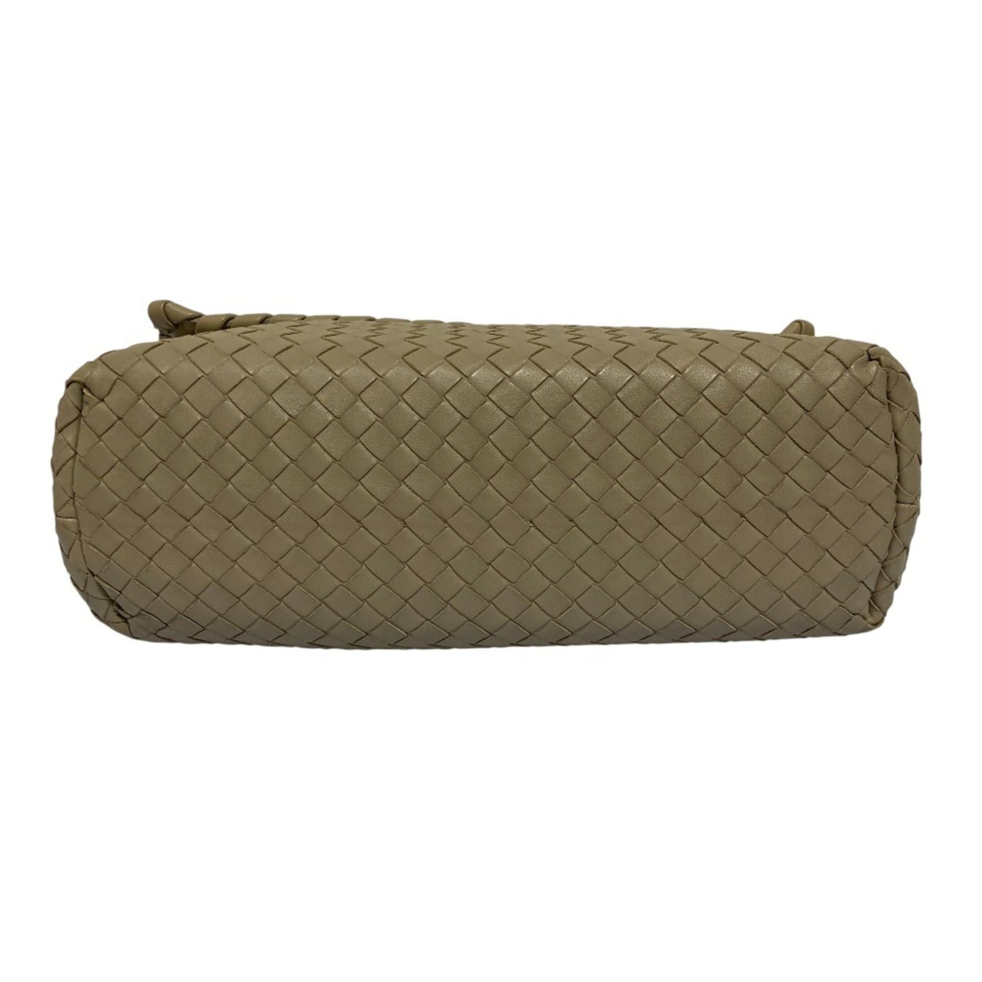 Bottega Veneta BOTTEGA VENETA Olympia Intrecciato Chain Shoulder Bag, Greige, Women's Size ONE SIZE - 4 Thumbnail