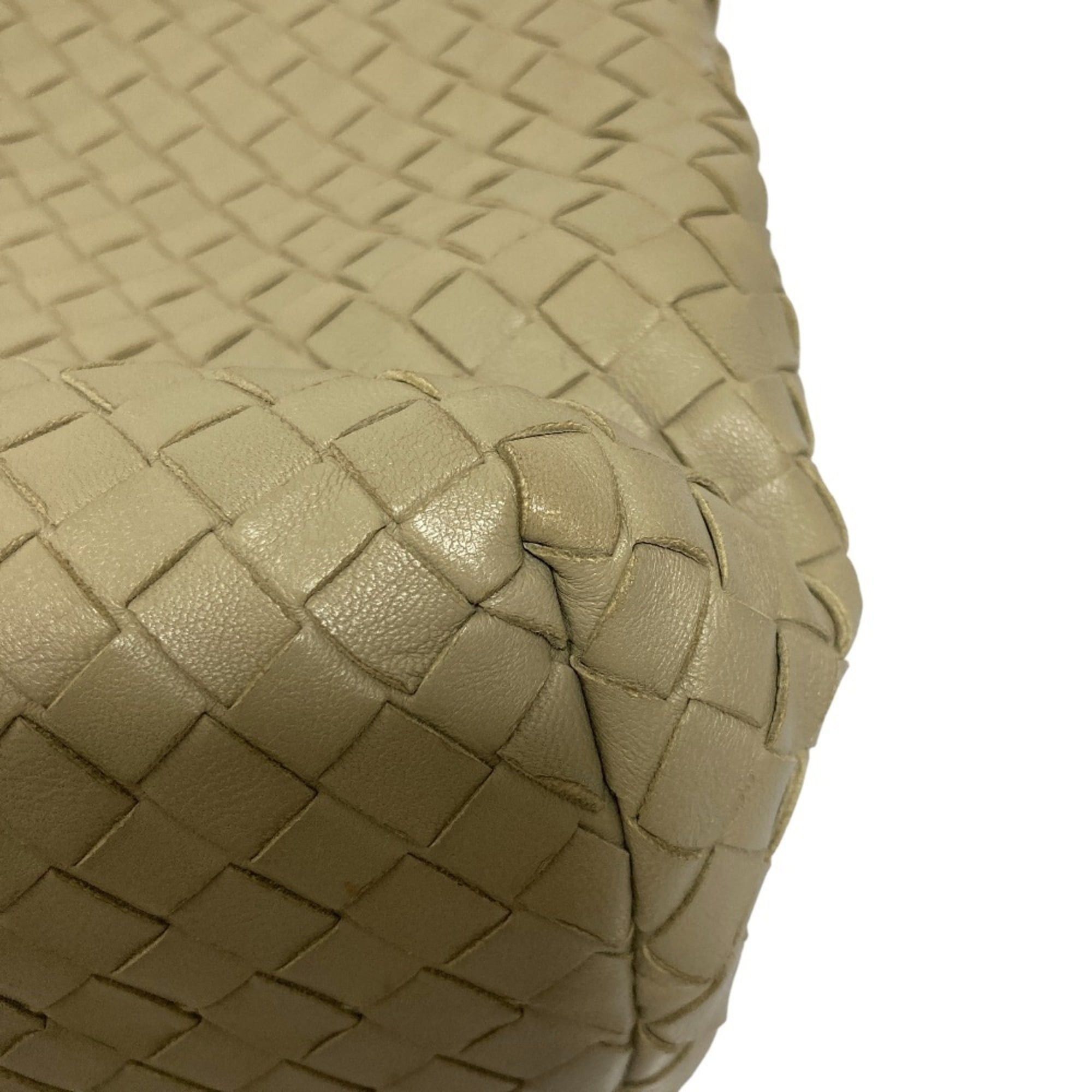 Bottega Veneta BOTTEGA VENETA Olympia Intrecciato Chain Shoulder Bag, Greige, Women's Size ONE SIZE - 14 Thumbnail