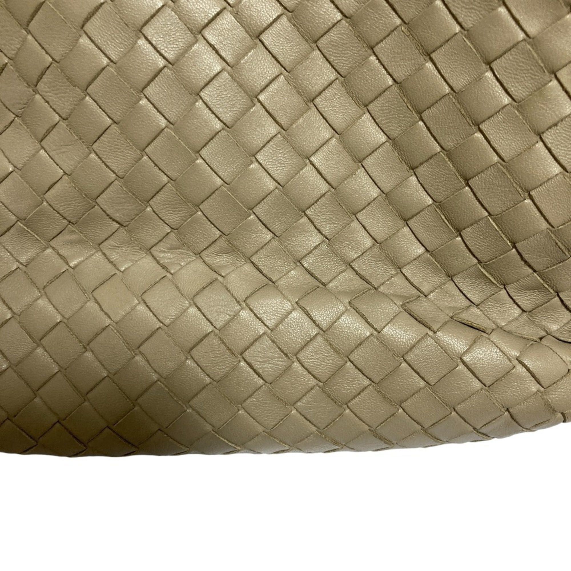 Bottega Veneta BOTTEGA VENETA Olympia Intrecciato Chain Shoulder Bag, Greige, Women's Size ONE SIZE - 15 Thumbnail