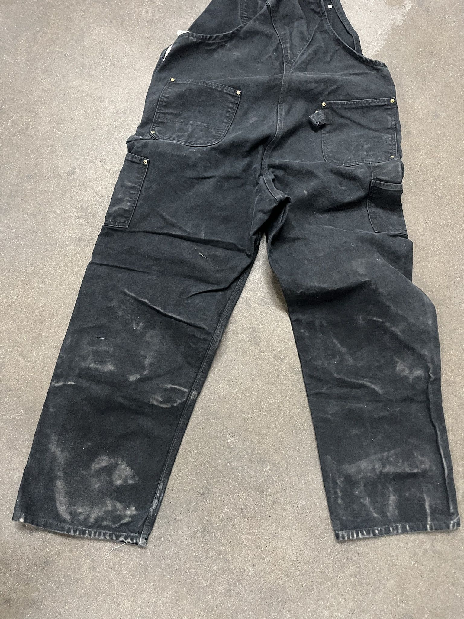 Carhartt × Vintage Vintage 1990s Carhartt Black Canvas Overalls Size 42 (XXL) Size US XXL / EU 58 / 5 - 7 Thumbnail
