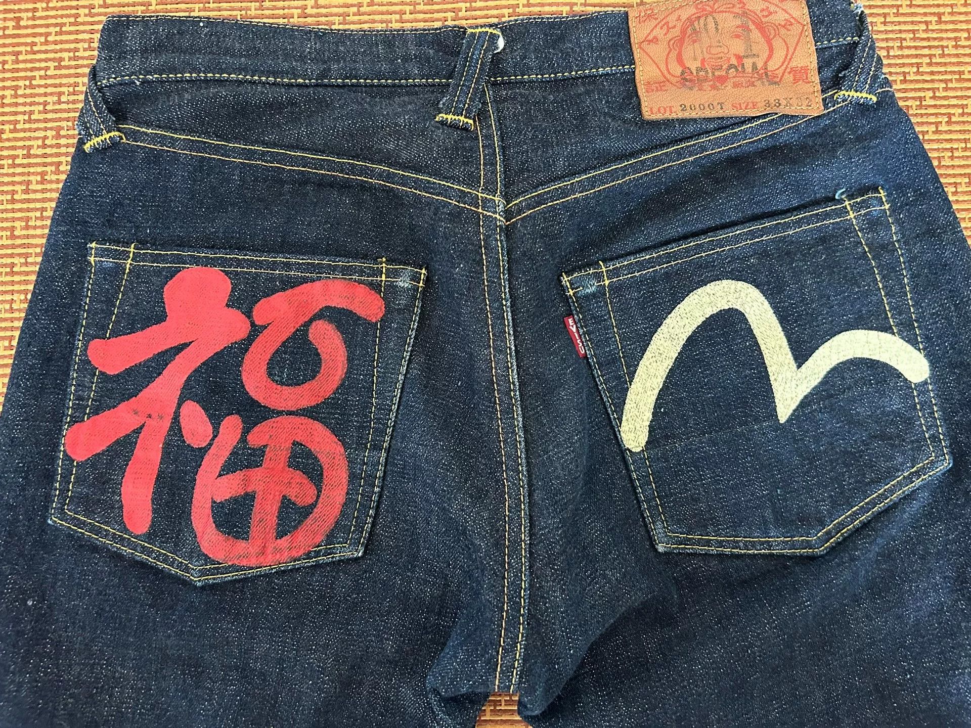 Evisu Evisu No1 2000T Denim Jeans Size US 33 - 4 Thumbnail
