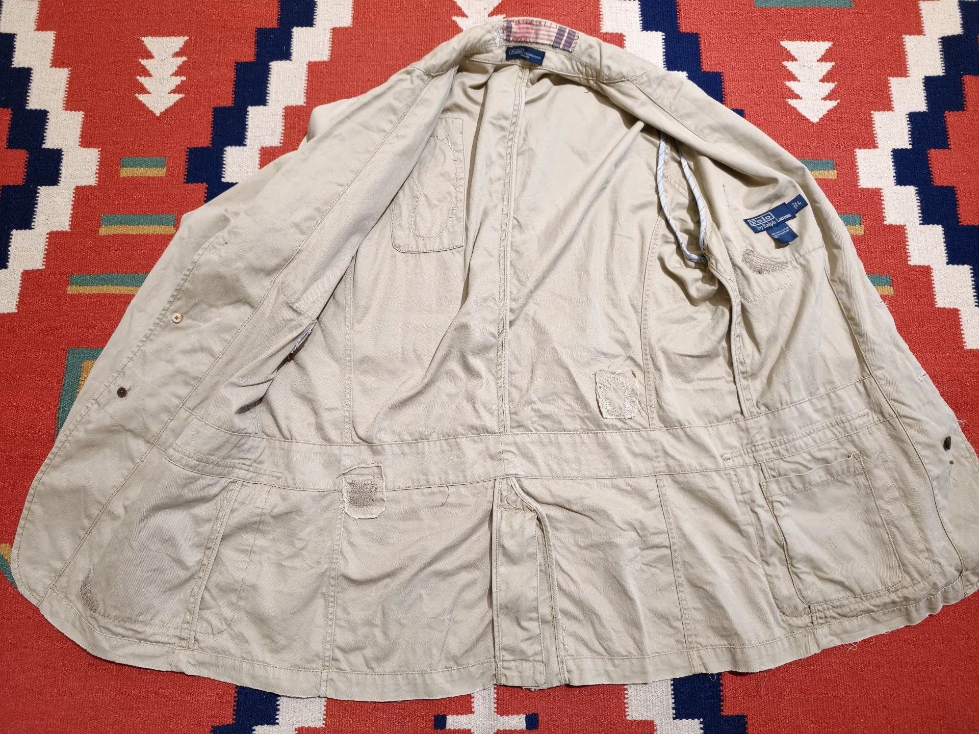 RRL Ralph Lauren RRL Distressed Patched Blazer Size US L / EU 52-54 / 3 - 7 Thumbnail
