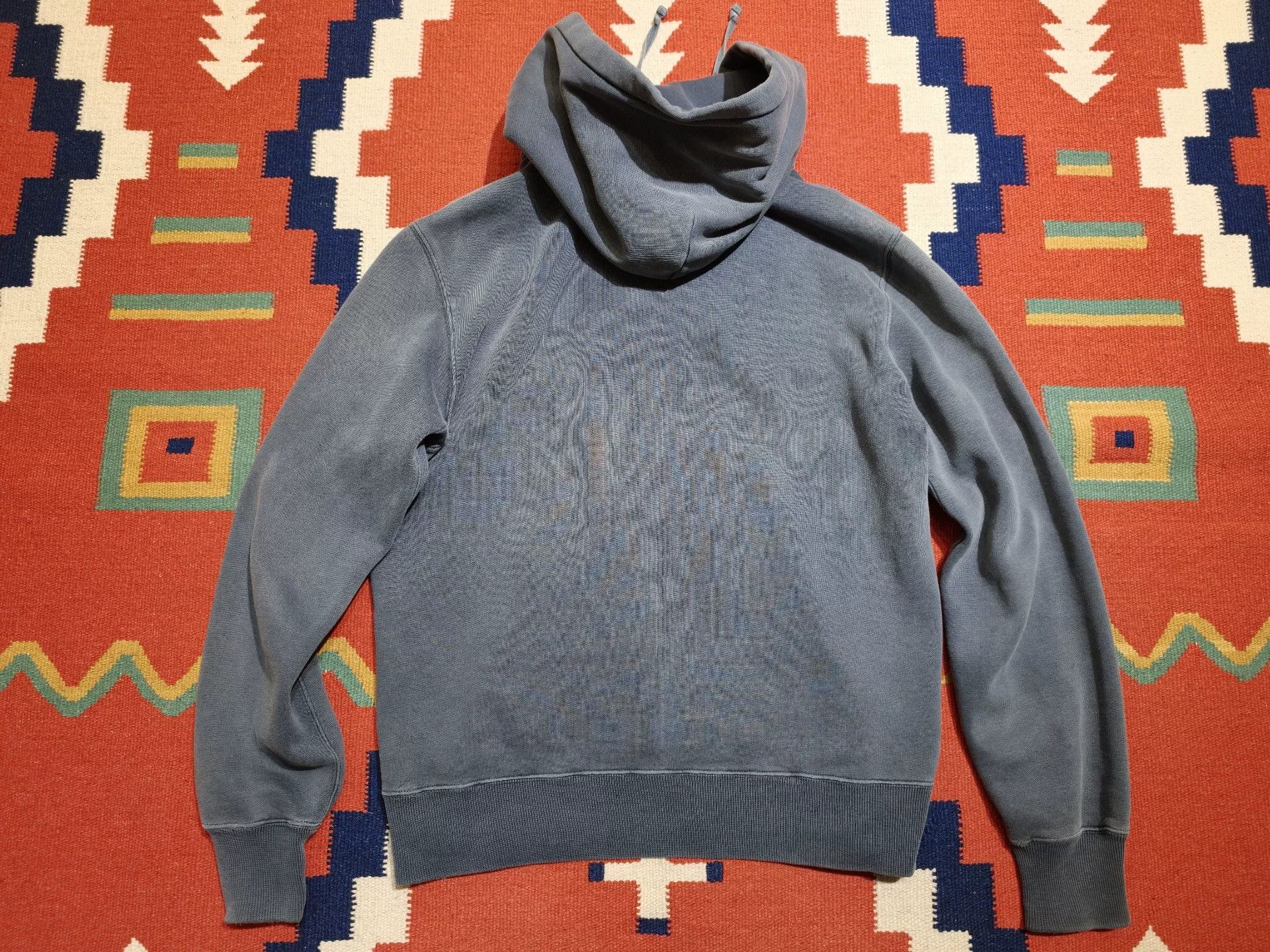 RRL Ralph Lauren Ralph Lauren RRL Indigo Washed Hoodie Size US S / EU 44-46 / 1 - 3 Thumbnail