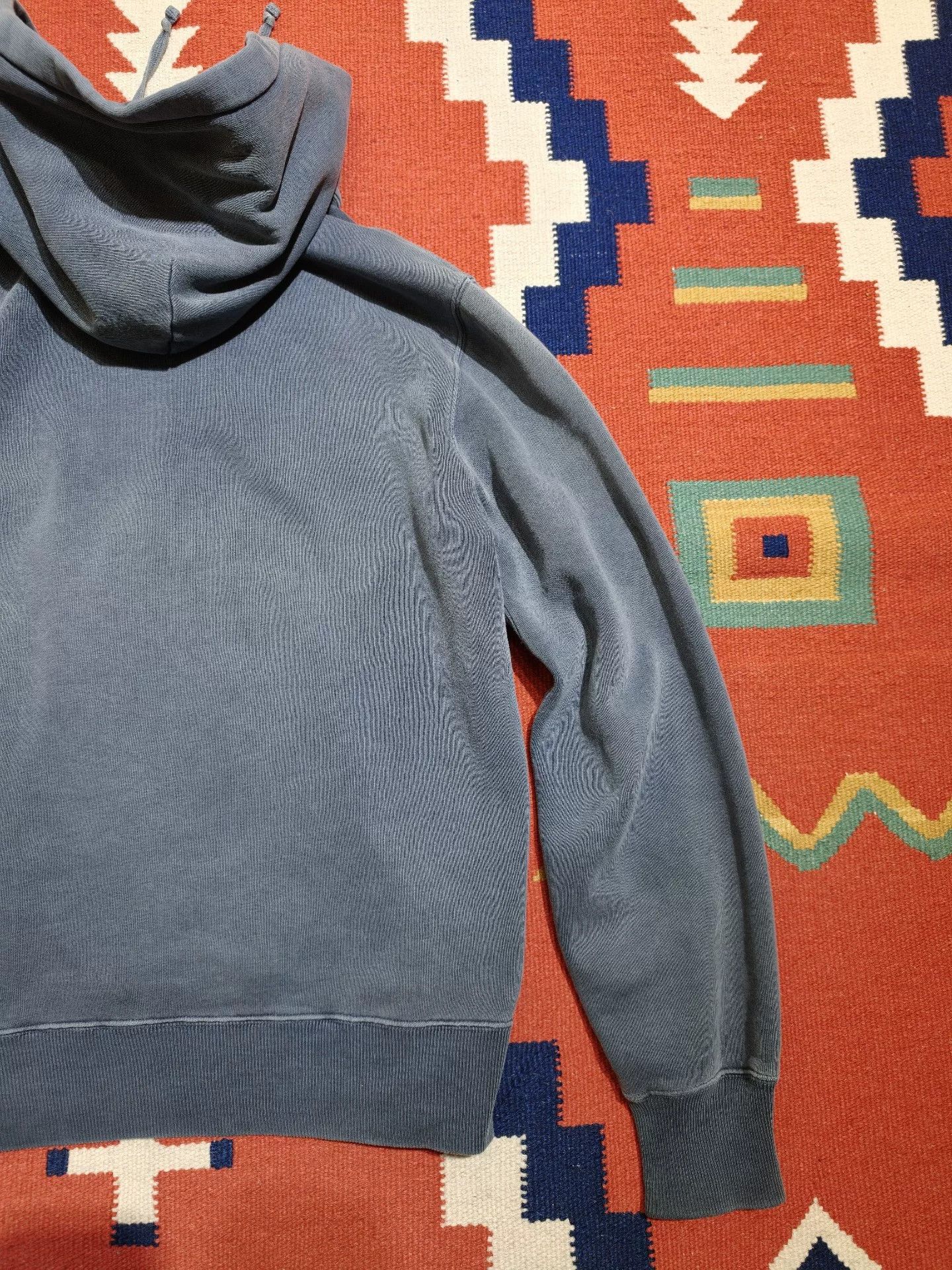 RRL Ralph Lauren Ralph Lauren RRL Indigo Washed Hoodie Size US S / EU 44-46 / 1 - 7 Thumbnail
