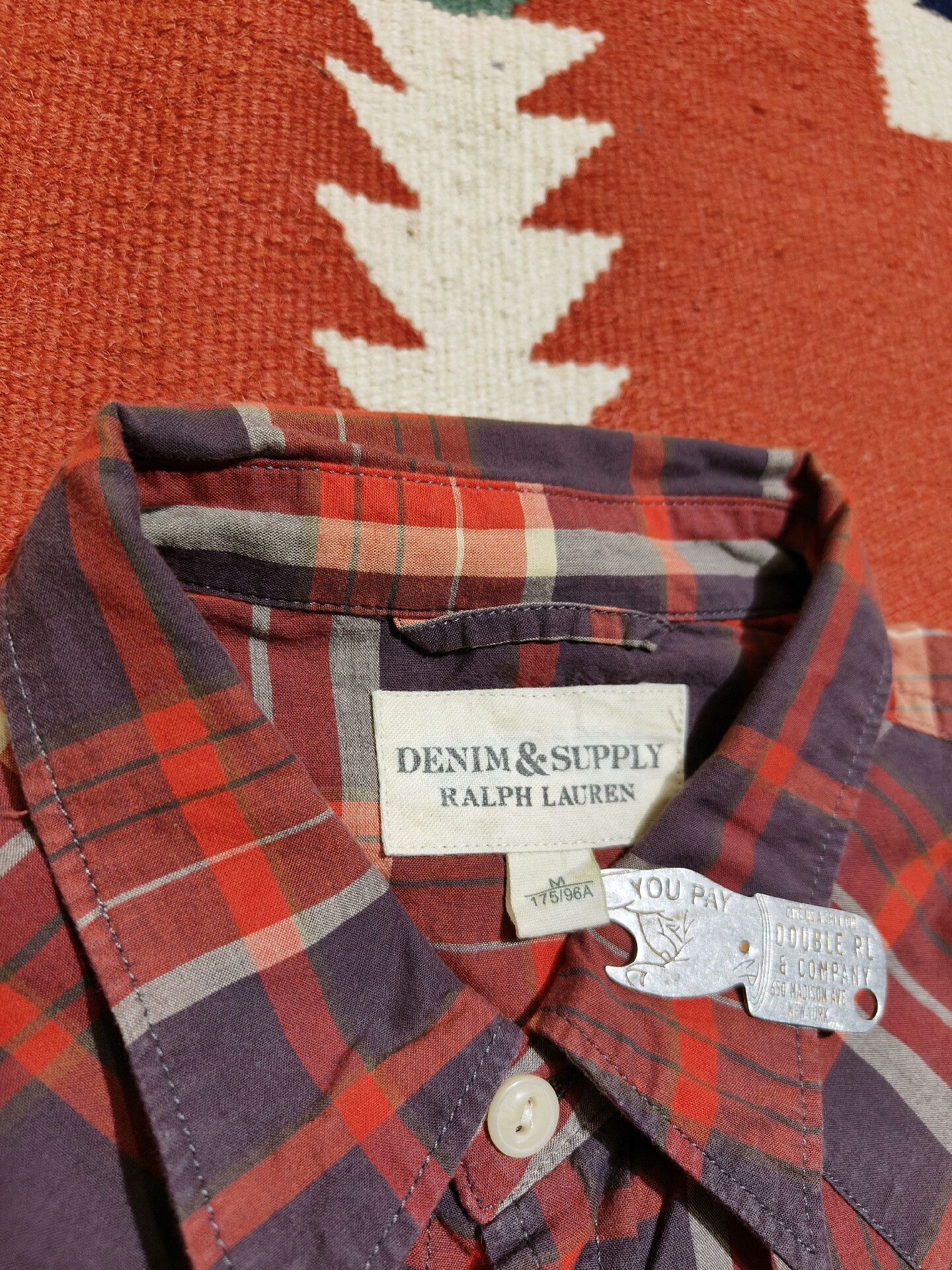 RRL Ralph Lauren RRL Western Plaid Shirt Polo Ralph Lauren Size US M / EU 48-50 / 2 - 4 Thumbnail