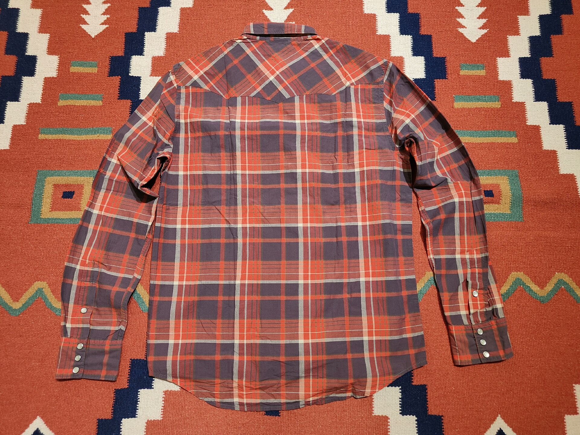 RRL Ralph Lauren RRL Western Plaid Shirt Polo Ralph Lauren Size US M / EU 48-50 / 2 - 7 Thumbnail