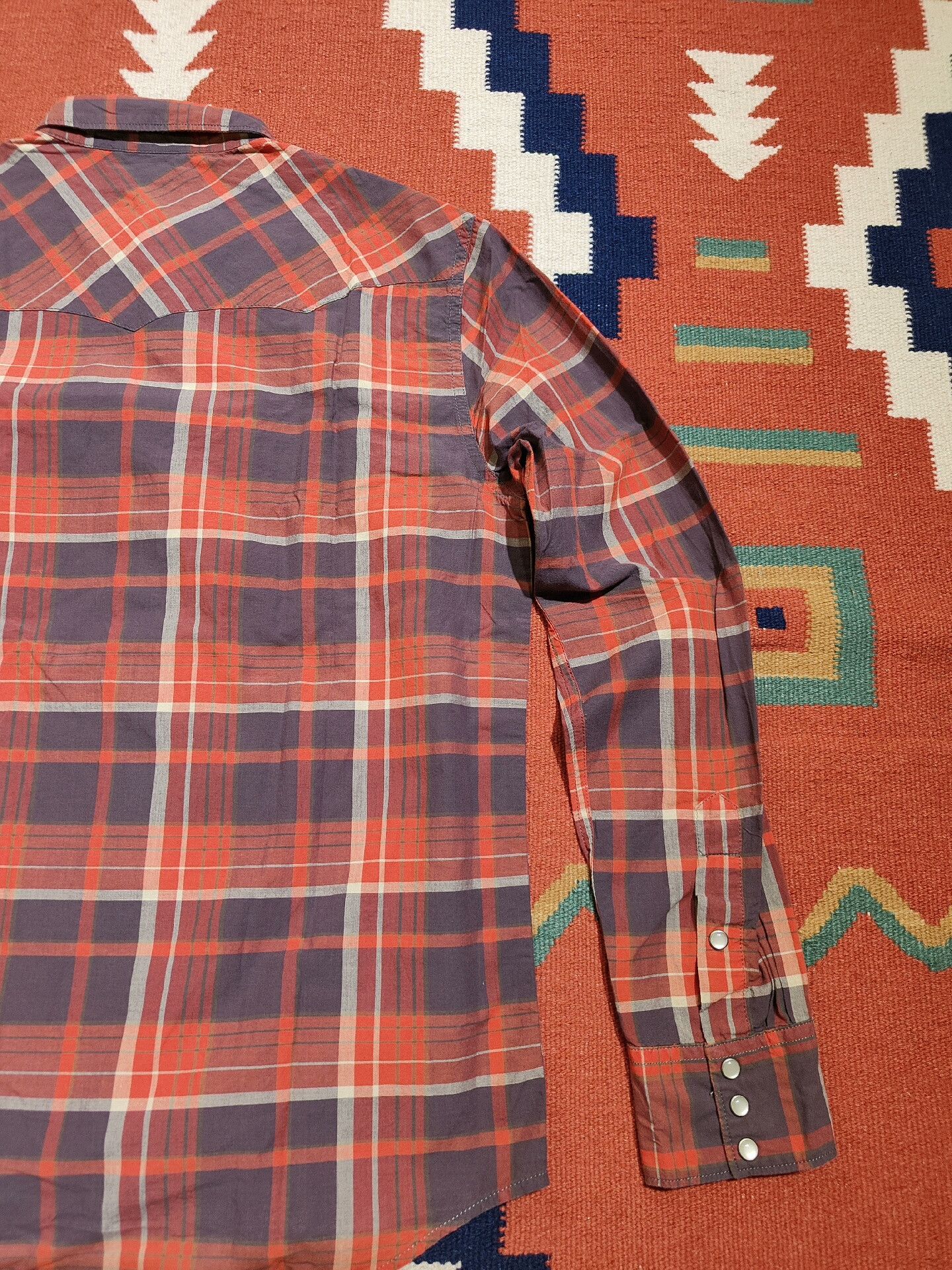 RRL Ralph Lauren RRL Western Plaid Shirt Polo Ralph Lauren Size US M / EU 48-50 / 2 - 8 Thumbnail