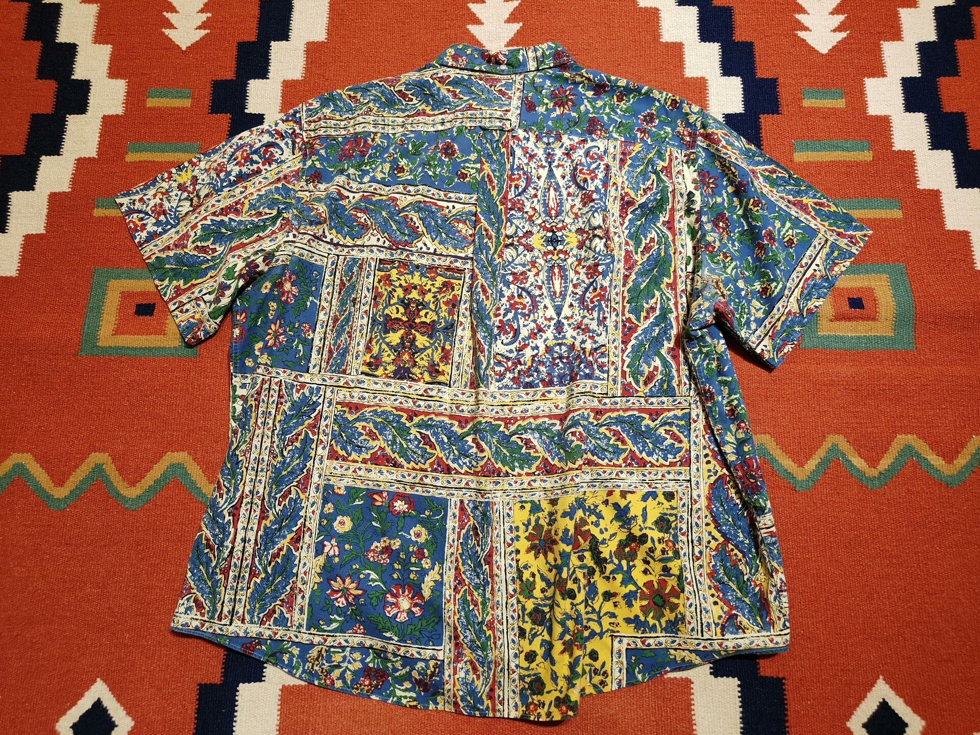 Polo Ralph Lauren Vintage Polo Ralph Lauren 90s Hawaiian Pullover Shirt Size US L / EU 52-54 / 3 - 3 Thumbnail