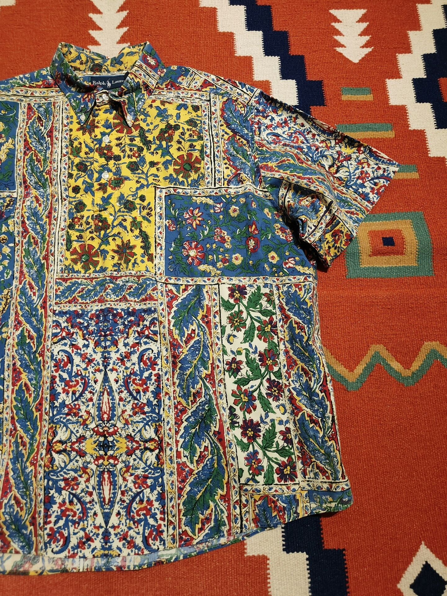 Polo Ralph Lauren Vintage Polo Ralph Lauren 90s Hawaiian Pullover Shirt Size US L / EU 52-54 / 3 - 5 Thumbnail