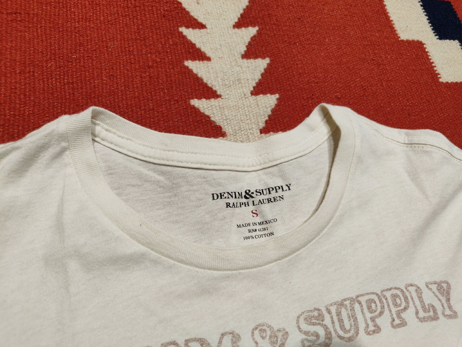 Denim & Supply Ralph Lauren Ralph Lauren Ds Heavy Wash Chief T-shirt Size US S / EU 44-46 / 1 - 3 Thumbnail