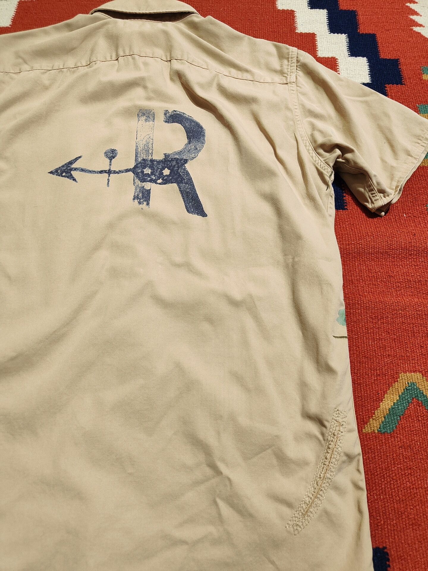 RRL Ralph Lauren Ralph Lauren RRL Vintage Patch Fishing Shirt Size US S / EU 44-46 / 1 - 8 Thumbnail