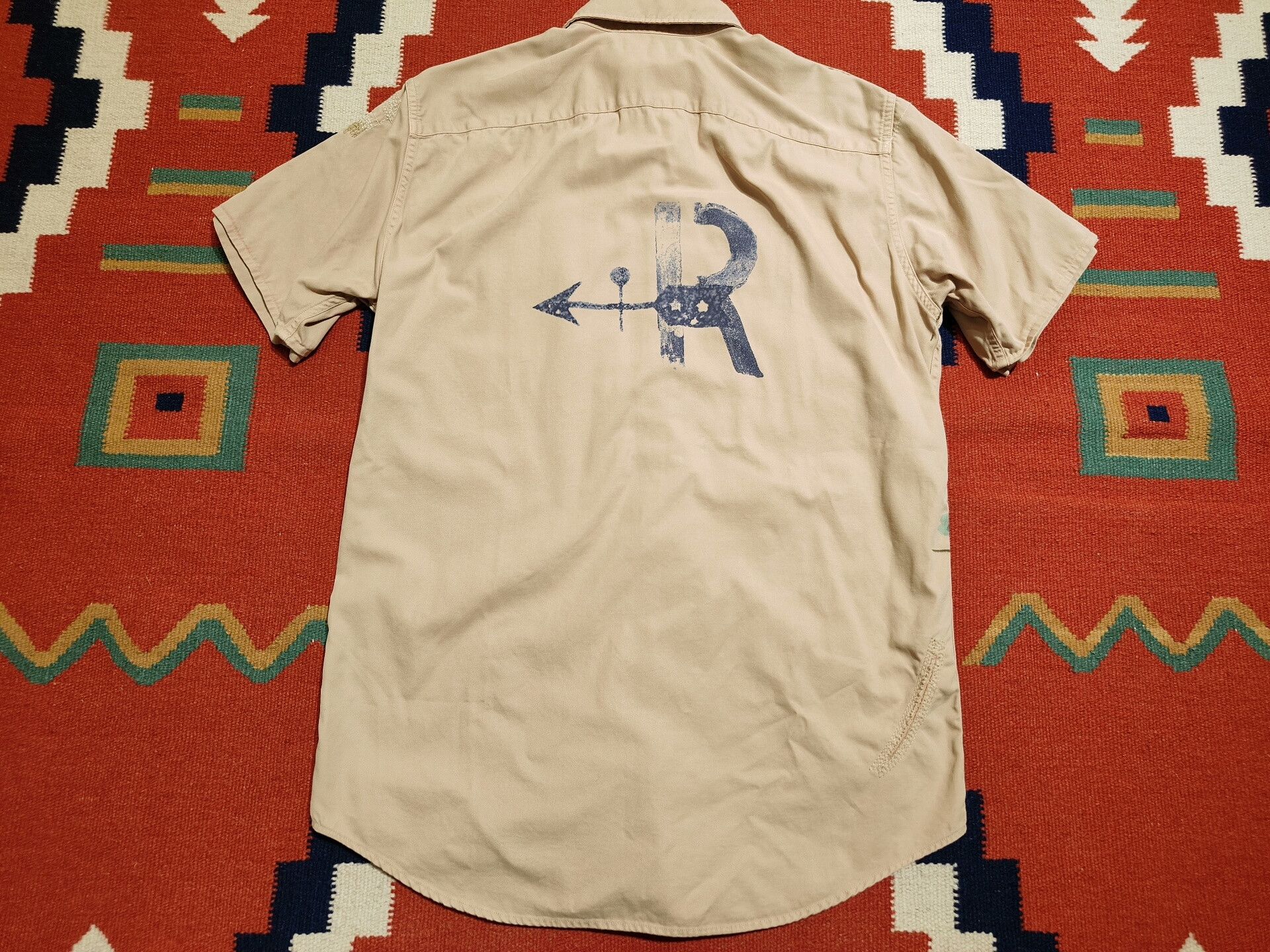 RRL Ralph Lauren Ralph Lauren RRL Vintage Patch Fishing Shirt Size US S / EU 44-46 / 1 - 4 Thumbnail