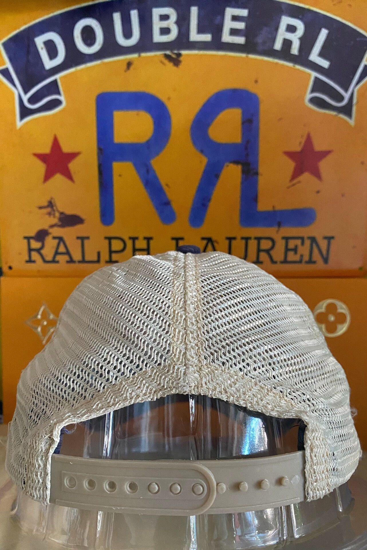RRL Ralph Lauren RRL Double RL Vintage Navy Corduroy Trucker Hat Size ONE SIZE - 6 Thumbnail