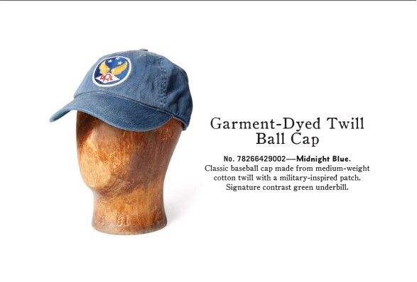 RRL Ralph Lauren RRL Washed Blue Military Trucker Cap Size ONE SIZE - 3 Thumbnail