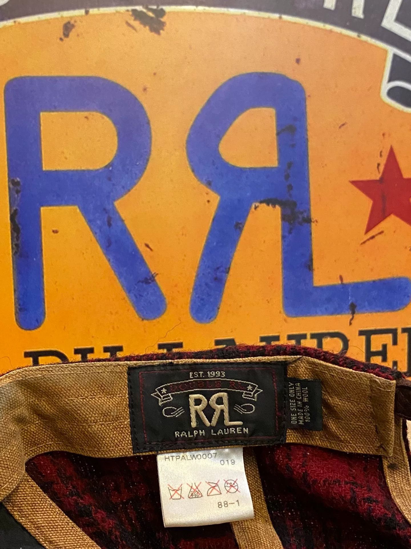 RRL Ralph Lauren 2007 RRL Leather Brim Wool Hunting Cap Size ONE SIZE - 8 Thumbnail