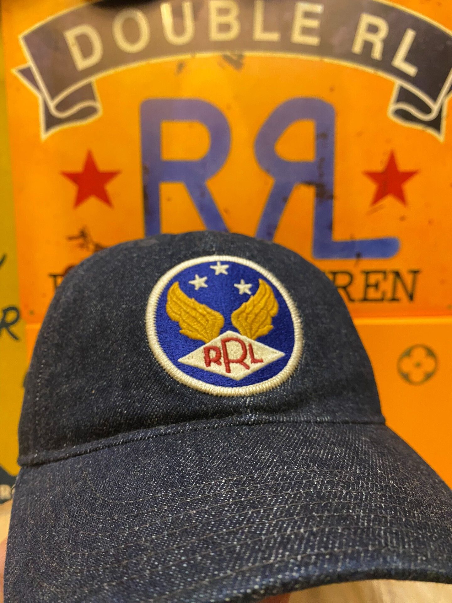 RRL Ralph Lauren Double RL RRL Military Angel Wing Trucker Cap Size ONE SIZE - 4 Thumbnail