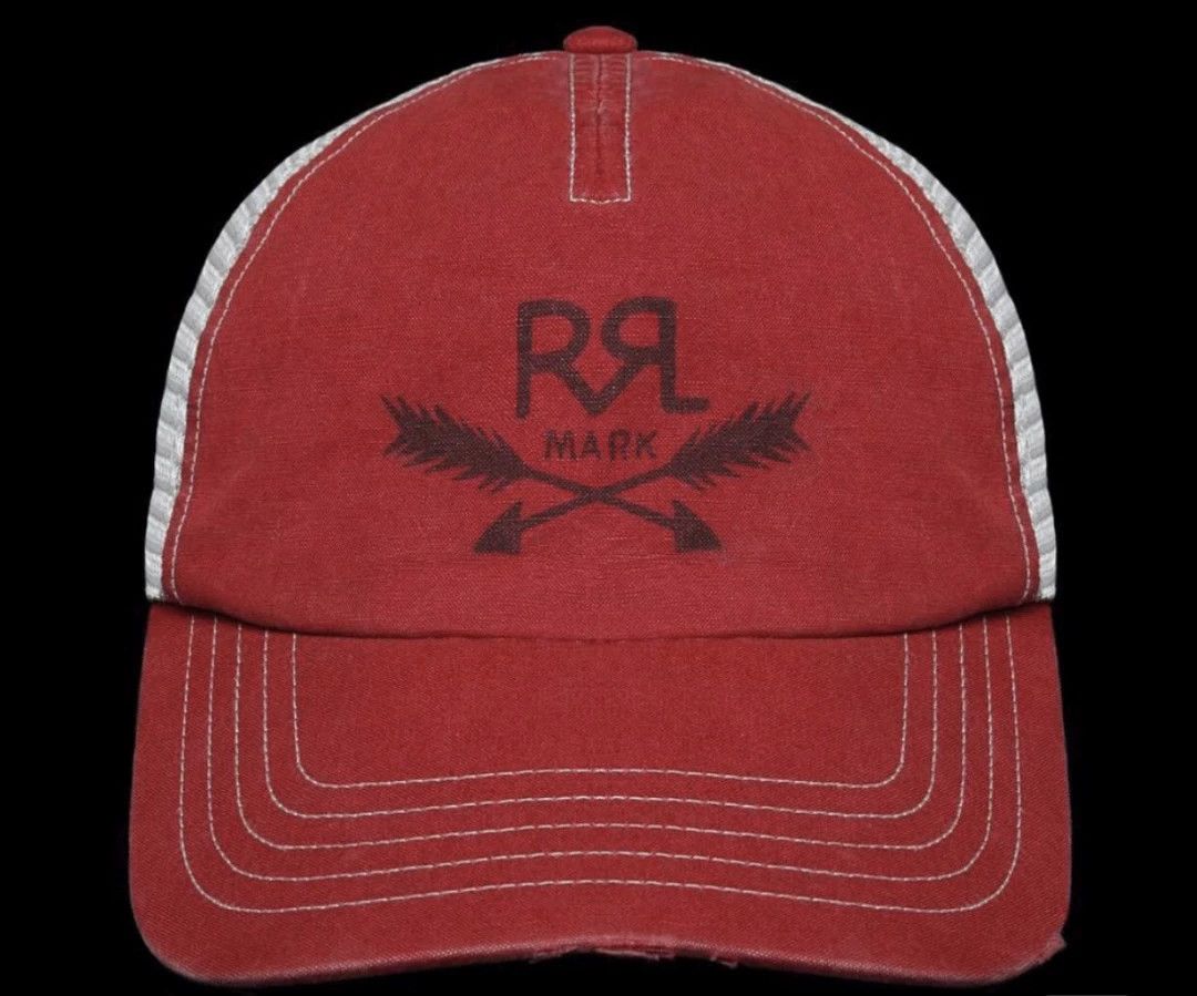 RRL Ralph Lauren RRL Double RL Arrow Logo Mesh Cap Size ONE SIZE - 3 Thumbnail