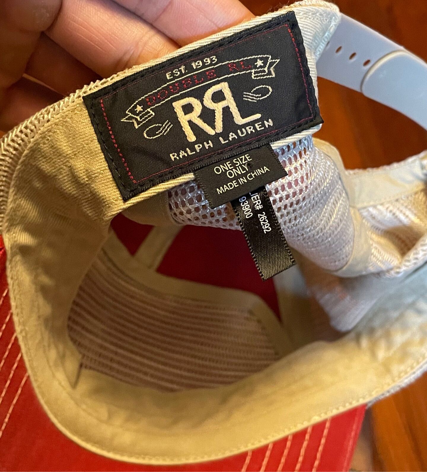 RRL Ralph Lauren RRL Double RL Arrow Logo Mesh Cap Size ONE SIZE - 9 Thumbnail