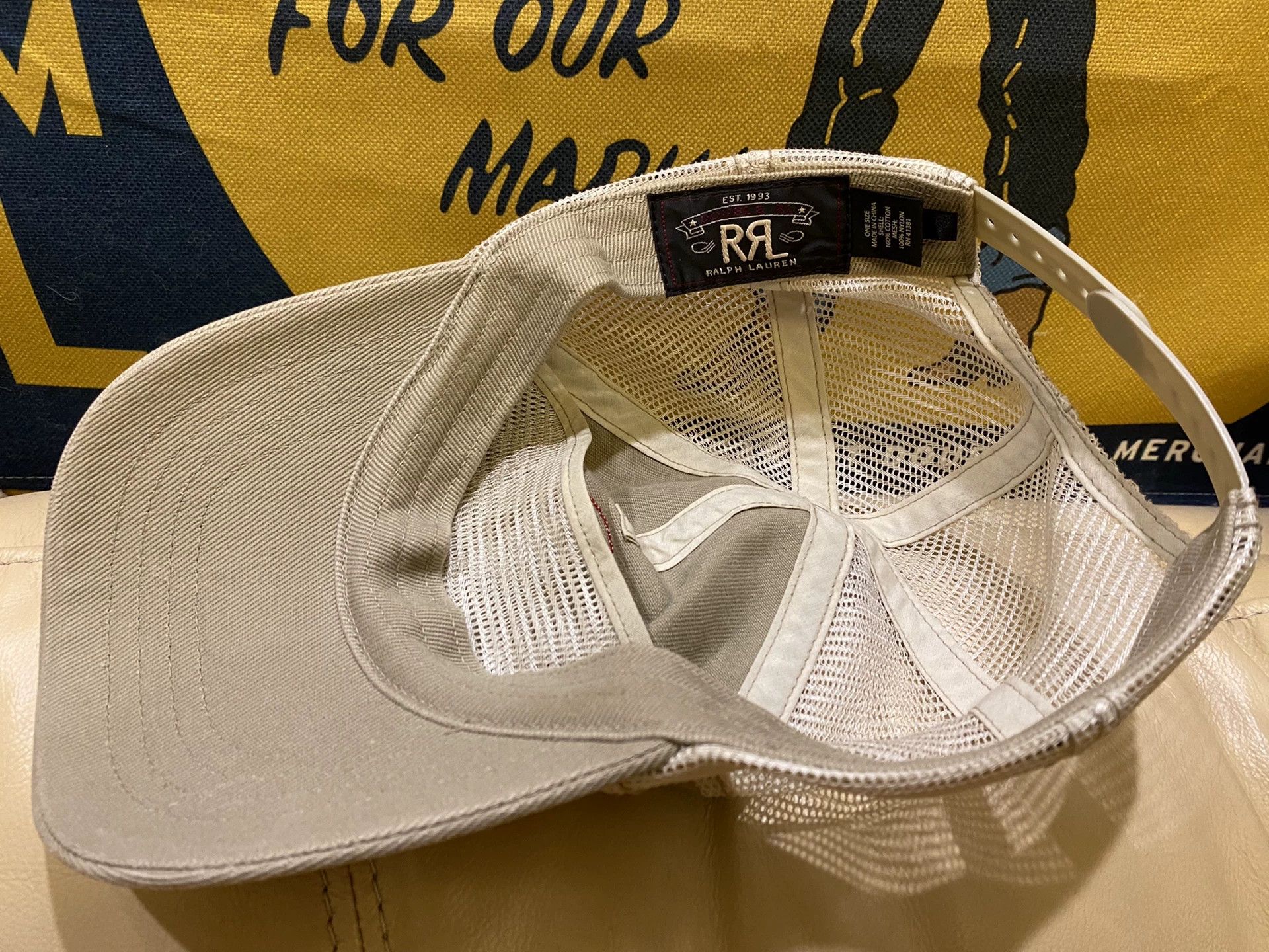 RRL Ralph Lauren RRL Cowboy Trucker Cap Size ONE SIZE - 8 Thumbnail
