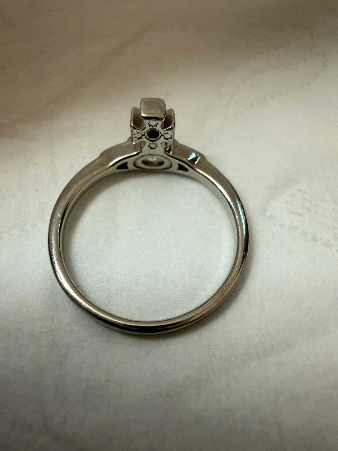 Vivienne Westwood Vivienne Westwood 2024 Saturn Oval Ring Size ONE SIZE - 2 Thumbnail