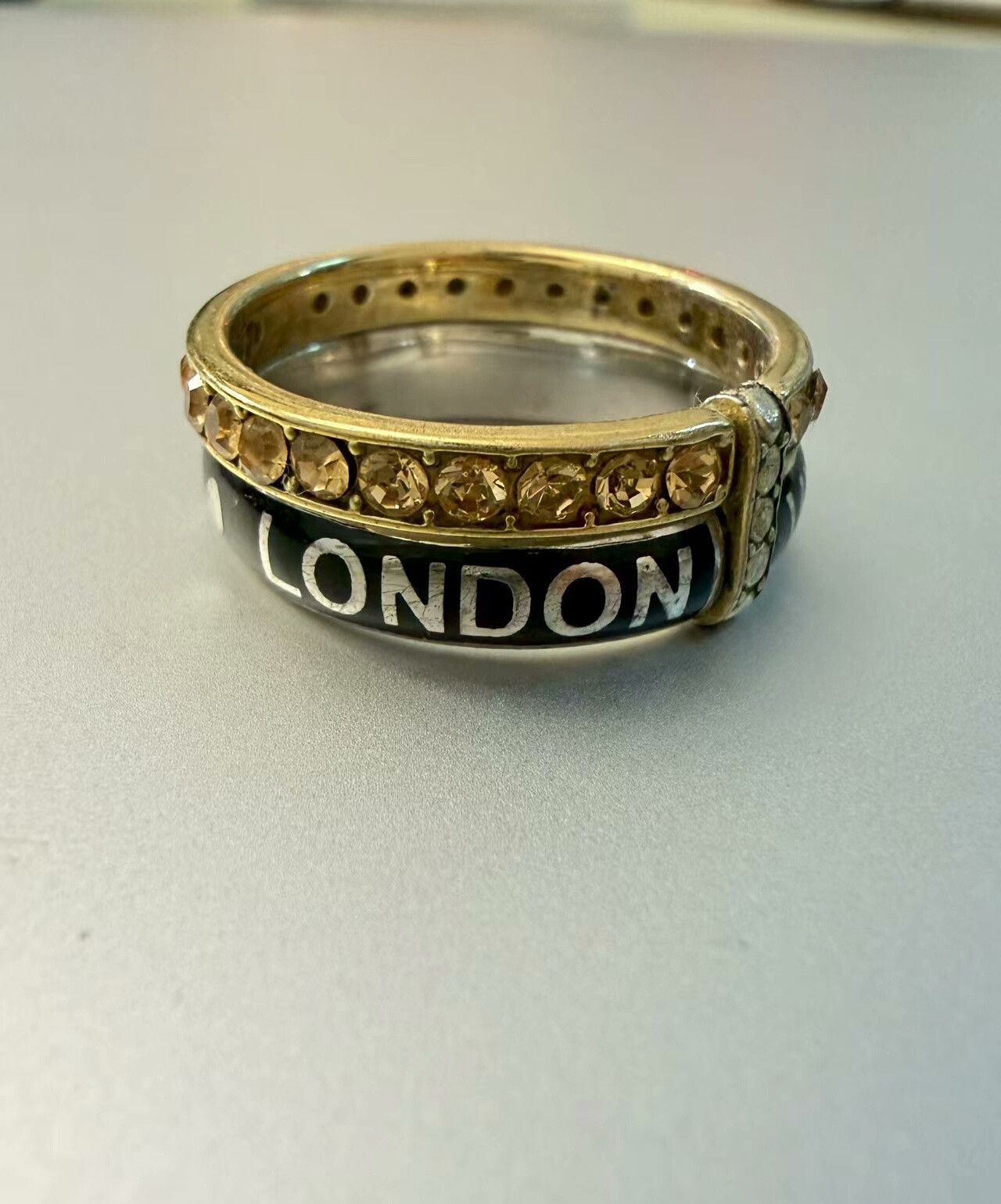 Vivienne Westwood Vivienne Westwood Saturn Double Ring Size ONE SIZE - 5 Thumbnail
