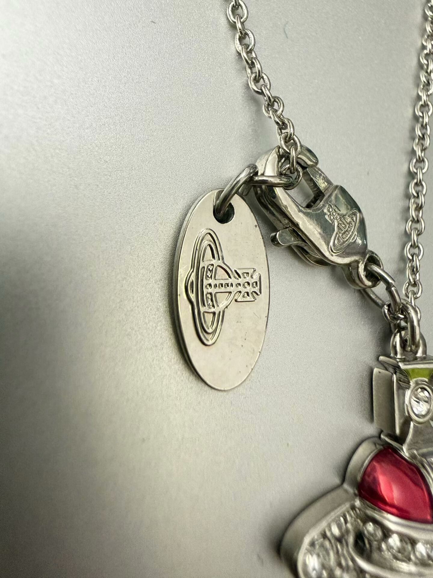 Vivienne Westwood Vivienne Westwood Saturn Heart Necklace Size ONE SIZE - 3 Thumbnail