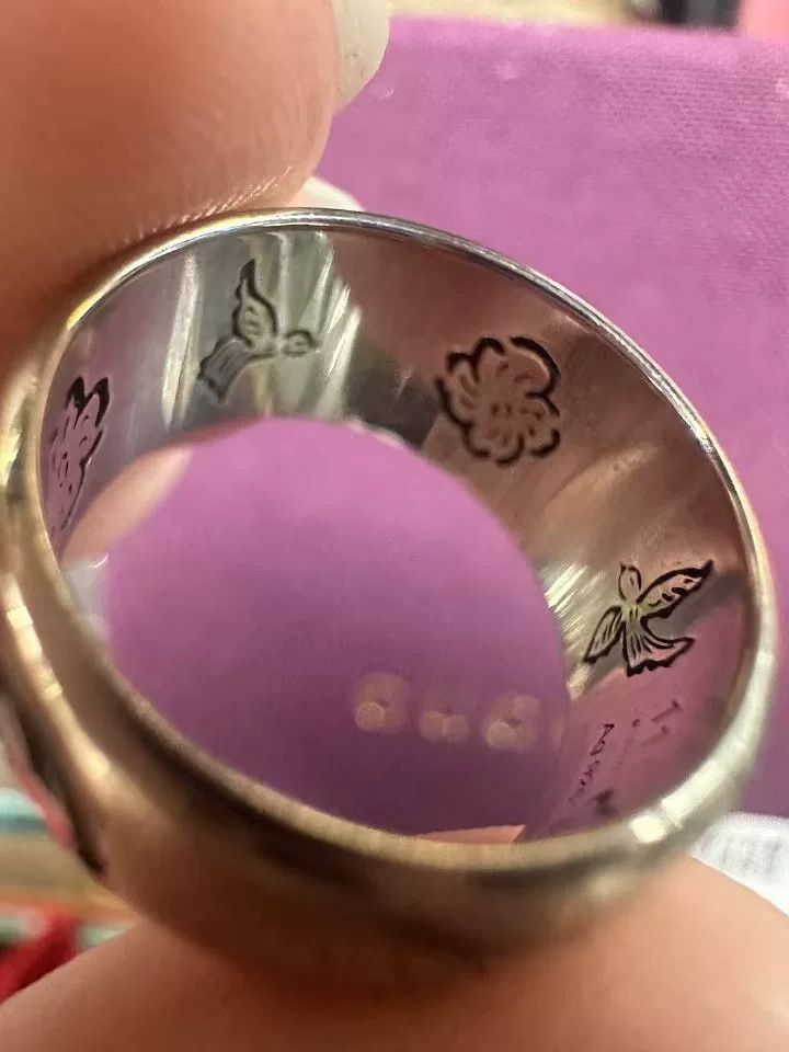 Gucci Gucci 'Blind Love' Silver Ring Size ONE SIZE - 4 Thumbnail
