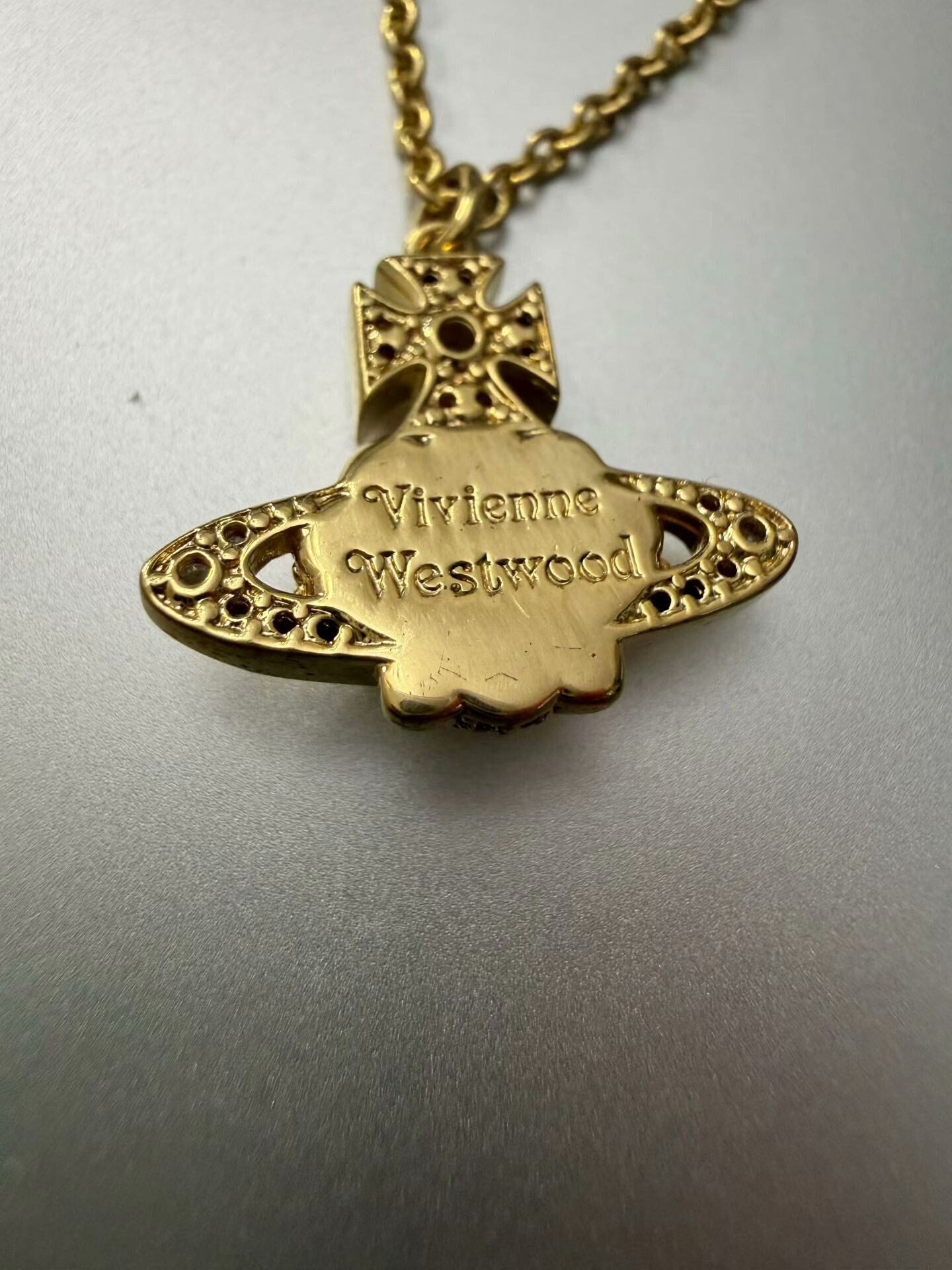 Vivienne Westwood Vivienne Westwood Saturn Necklace Size ONE SIZE - 7 Thumbnail