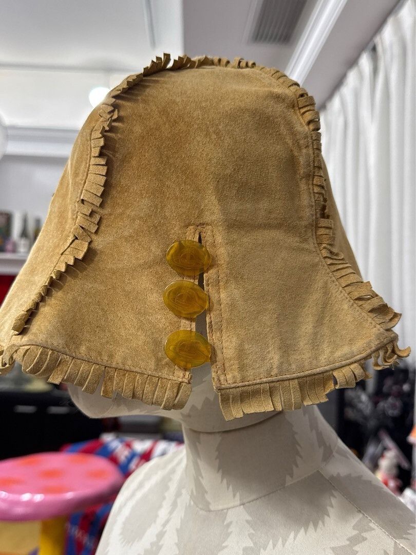 Vivienne Westwood Vivienne Westwood Saturn Camel Suede Hat Size ONE SIZE - 2 Thumbnail