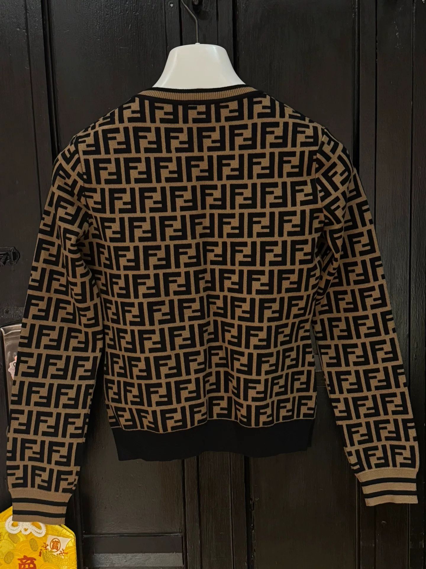 Fendi Fendi All-Over Logo Knit Top Size XS / US 0-2 / IT 36-38 - 3 Thumbnail