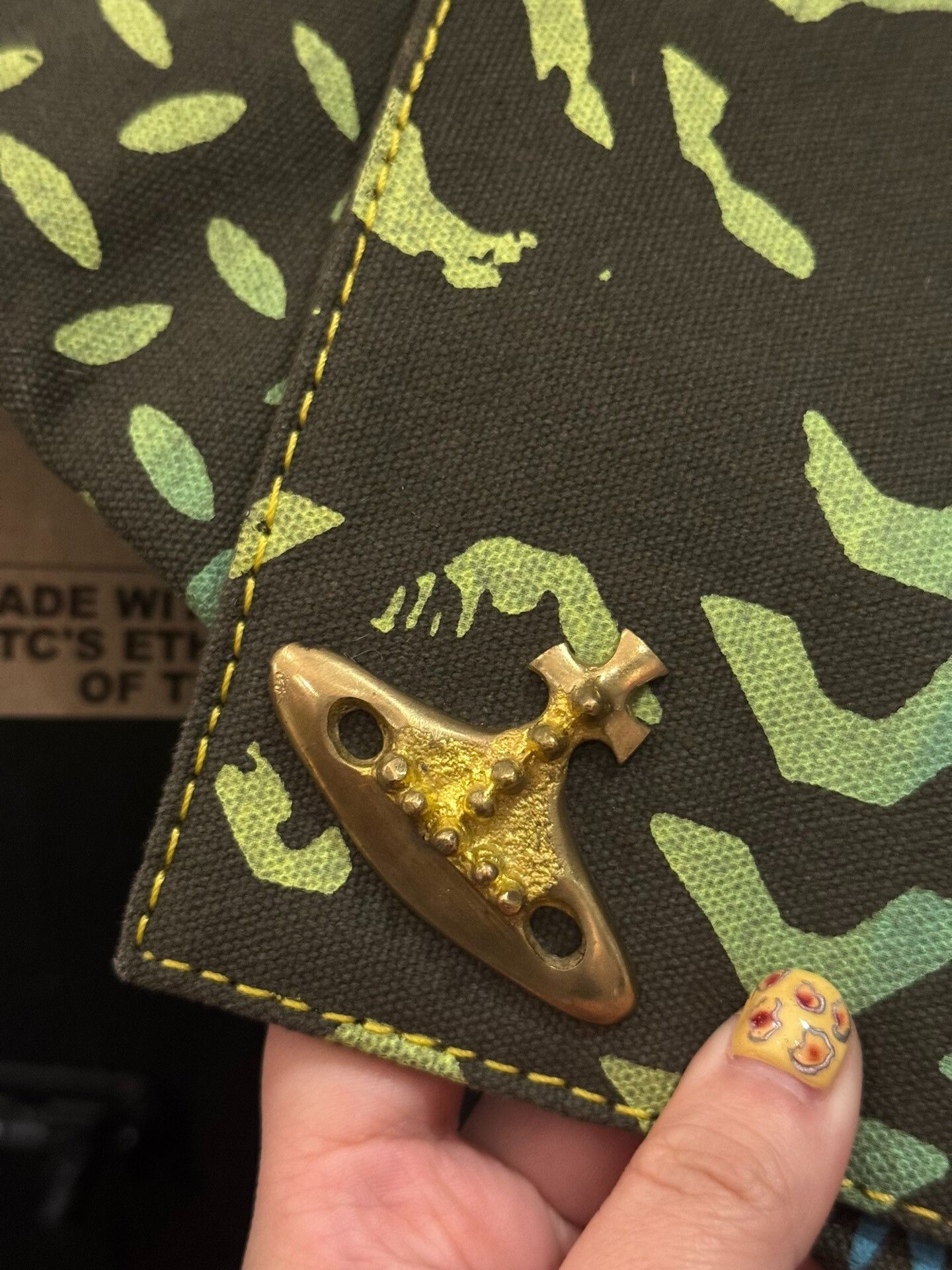 Vivienne Westwood Vivienne Westwood Africa Canvas Saturn Clutch Size ONE SIZE - 2 Thumbnail
