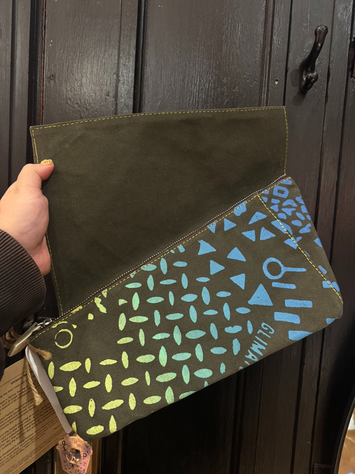 Vivienne Westwood Vivienne Westwood Africa Canvas Saturn Clutch Size ONE SIZE - 5 Thumbnail