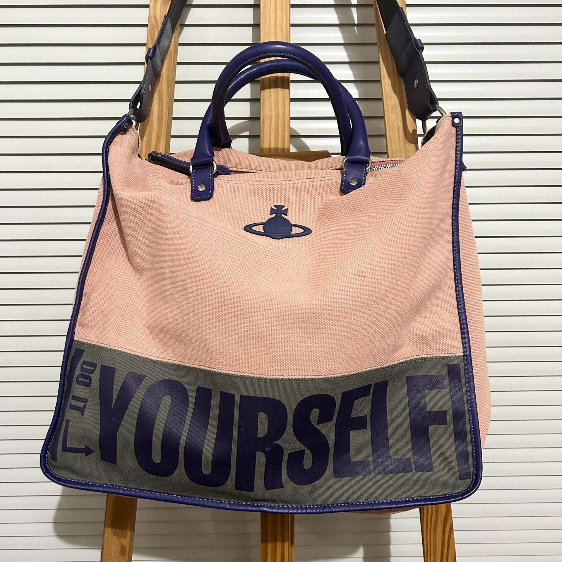 Vivienne Westwood Vivienne Westwood Vintage Pink Canvas Crossbody Size ONE SIZE - 3 Thumbnail
