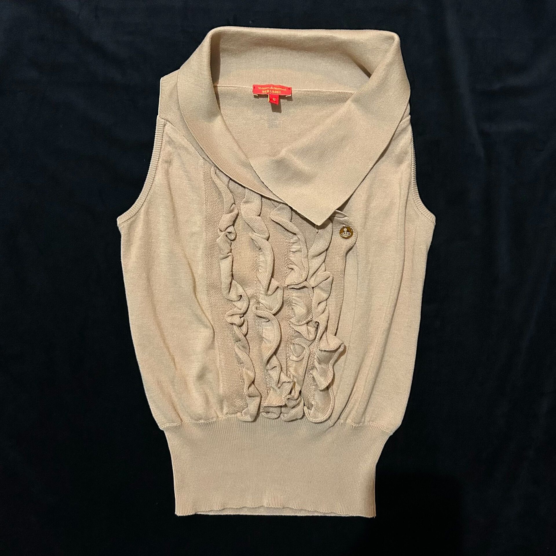 Vivienne Westwood Vivienne Westwood Saturn Buckle Knit Vest Size S / US 4 / IT 40 - 2 Thumbnail