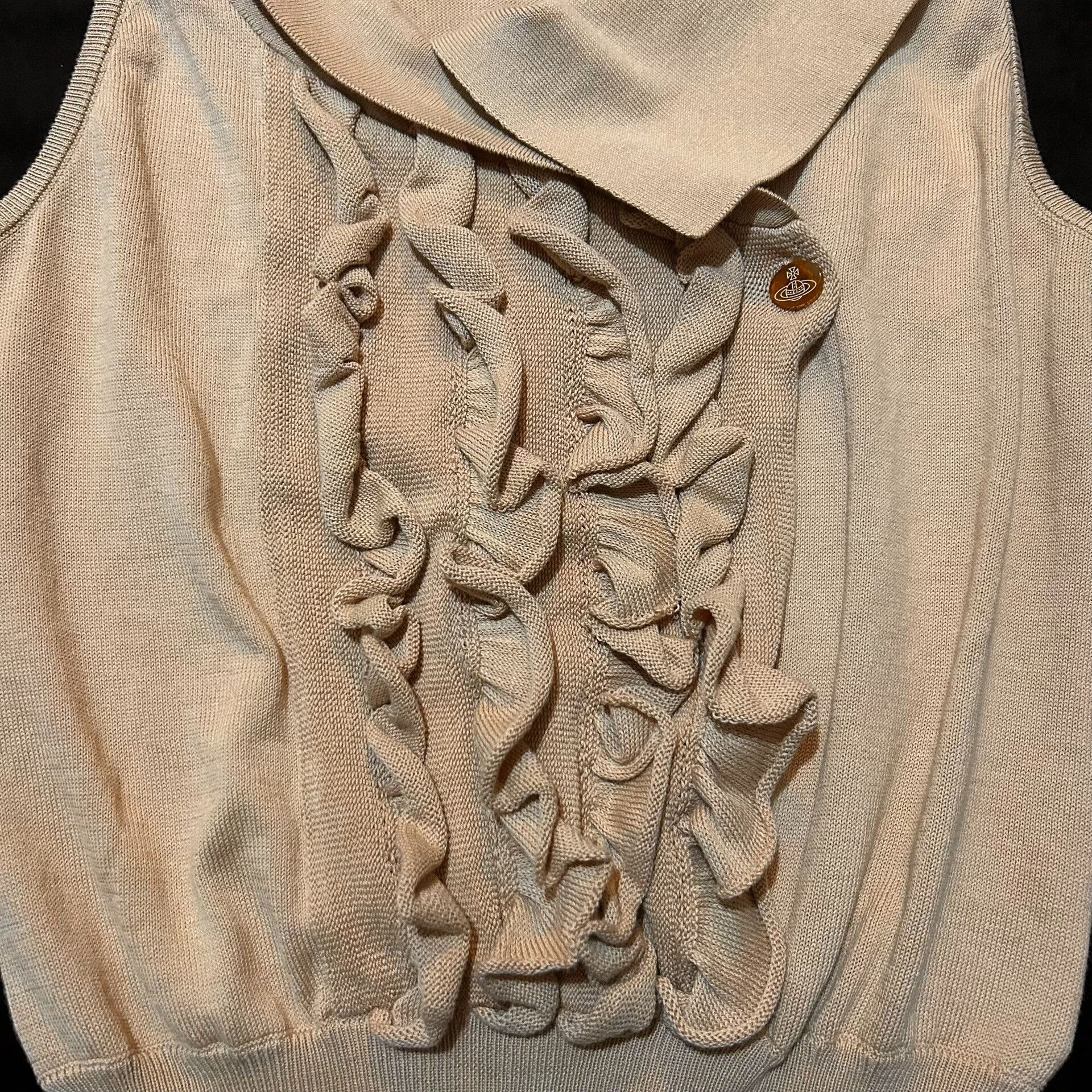 Vivienne Westwood Vivienne Westwood Saturn Buckle Knit Vest Size S / US 4 / IT 40 - 4 Thumbnail