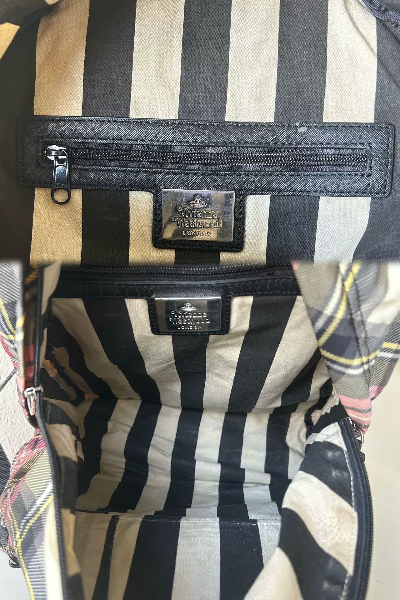 Vivienne Westwood Vivienne Westwood Plaid Vintage Backpack Size ONE SIZE - 9 Thumbnail