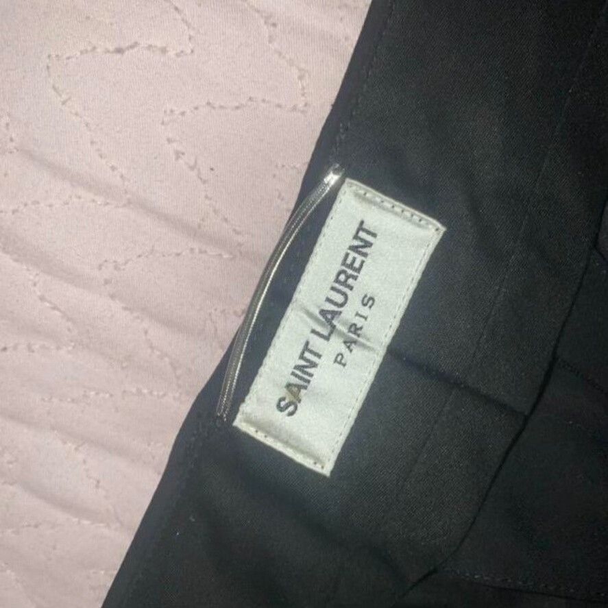Saint Laurent Paris Saint Laurent SS24 Men's Smoking Pants Size US 34 / EU 50 - 3 Thumbnail