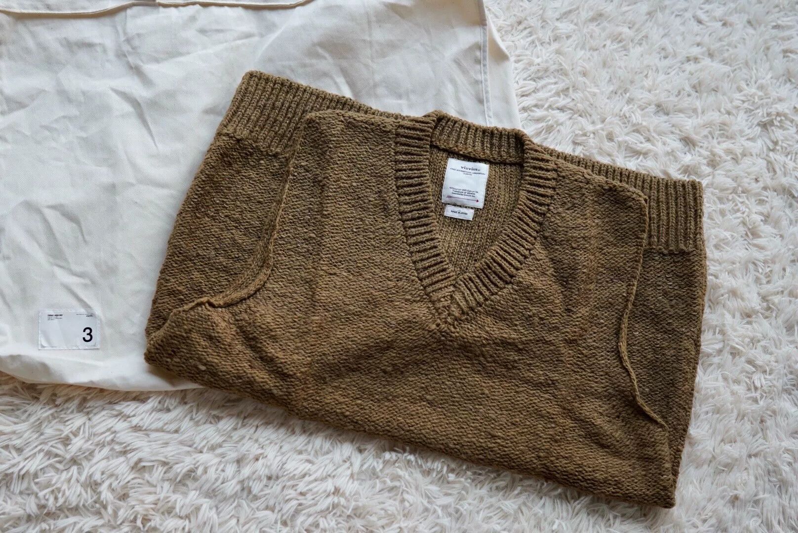Visvim visvim tussar V-neck knit vest Size US L / EU 52-54 / 3 - 2 Thumbnail