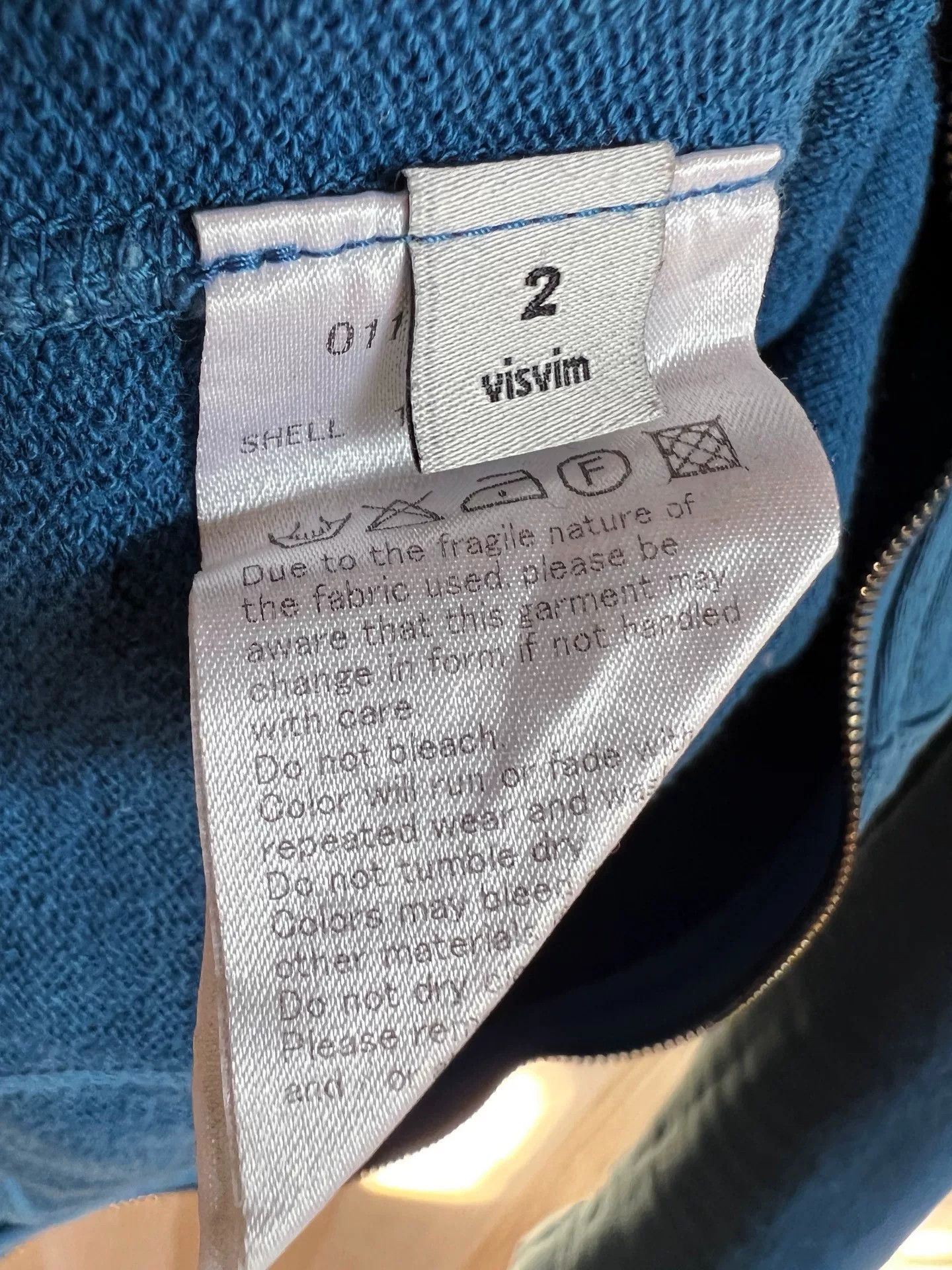 Visvim VISVIM 12SS JUMBO GIZA Zip-Up Hoodie Size US M / EU 48-50 / 2 - 3 Thumbnail