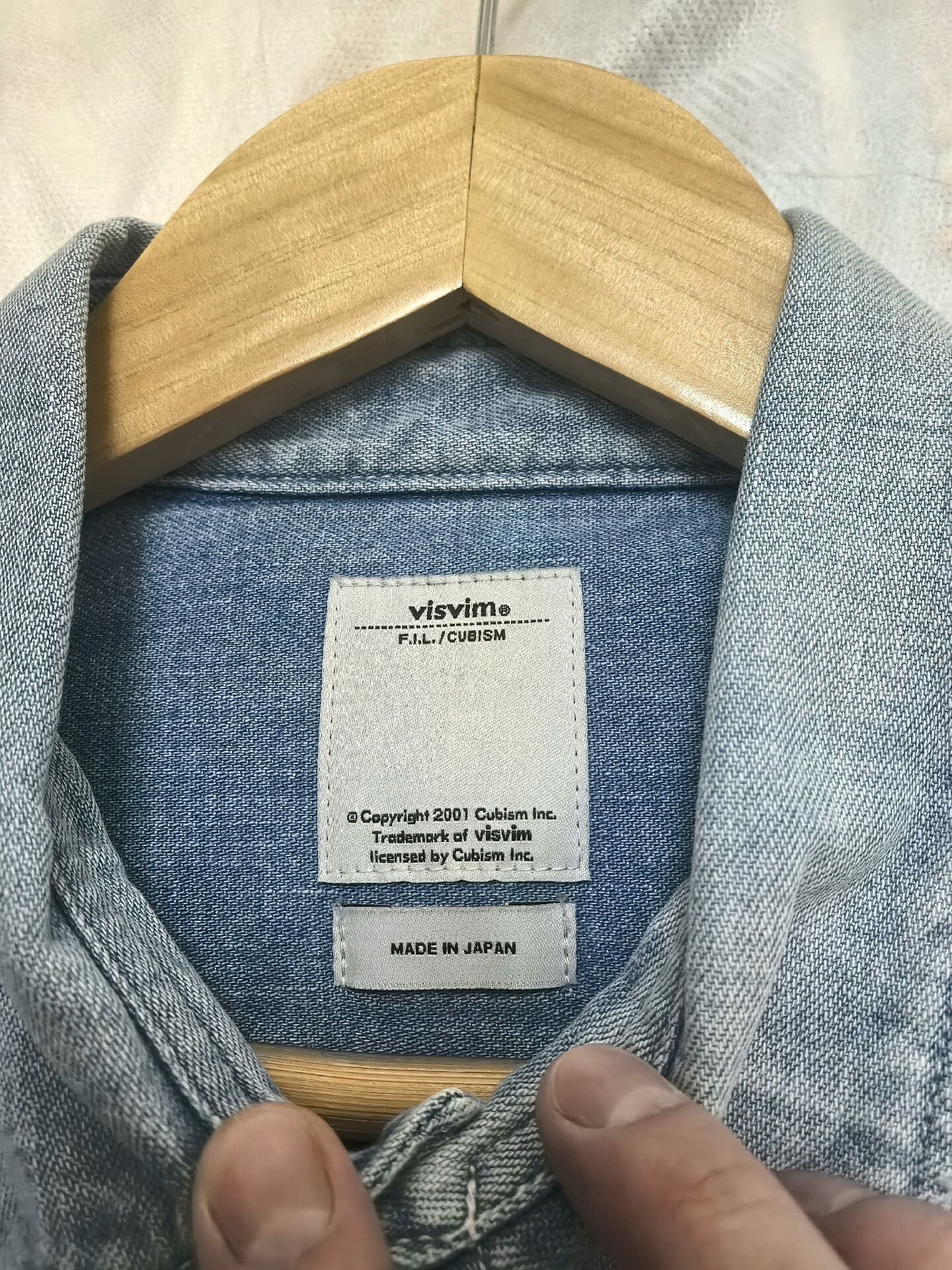 Visvim Visvim Light Blue Denim Shirt Size US L / EU 52-54 / 3 - 5 Thumbnail
