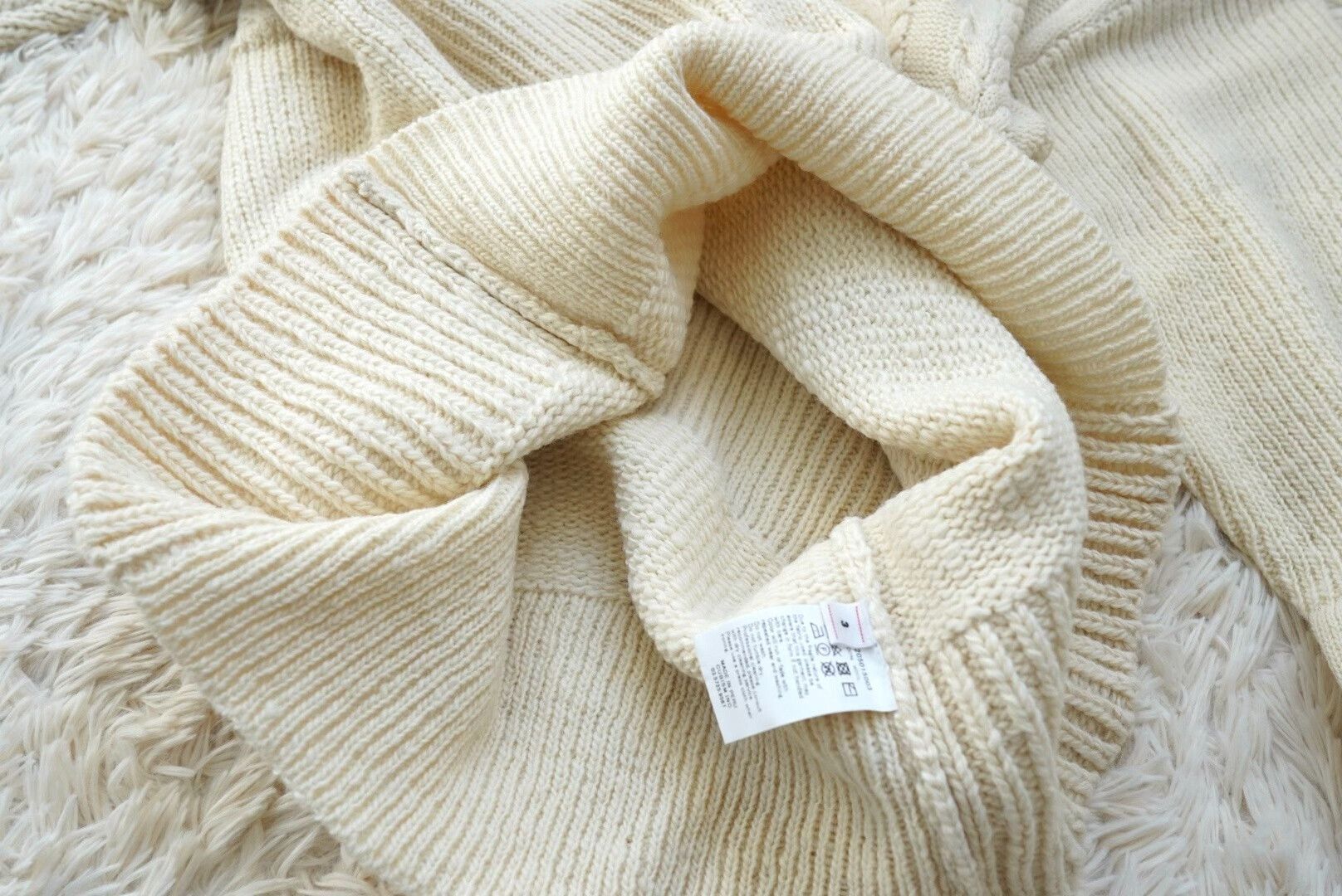 Visvim visvim Highland V-Neck Cable Knit Sweater Size US L / EU 52-54 / 3 - 3 Thumbnail