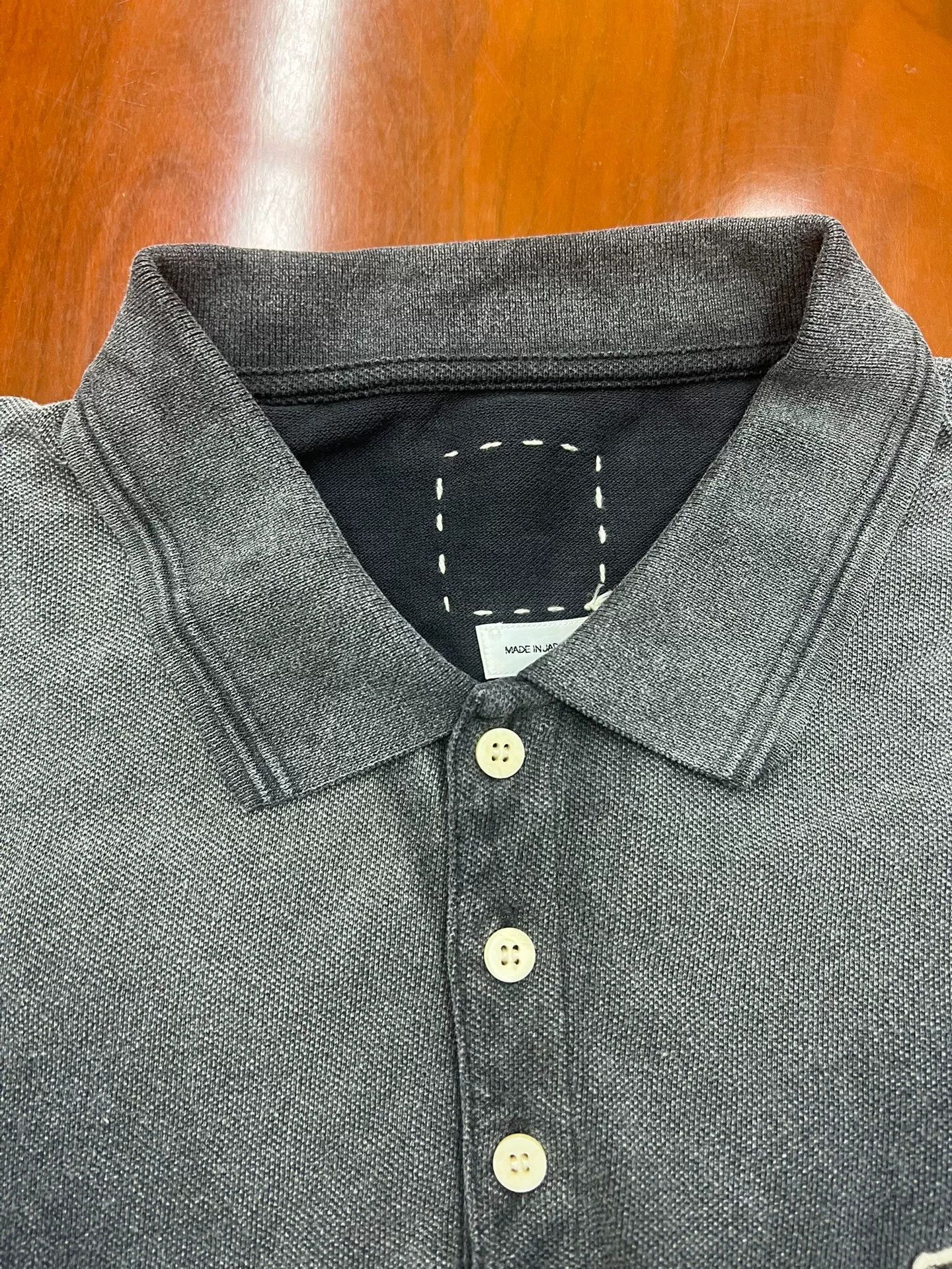 Visvim VISVIM JUMBO WELLER S/S DMGD POLO Size US L / EU 52-54 / 3 - 3 Thumbnail