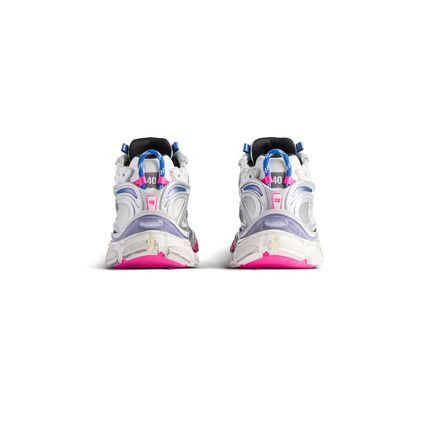 Balenciaga runner sneaker white/lilac/neon pink/navy Size US 10 / EU 43 - 3 Thumbnail