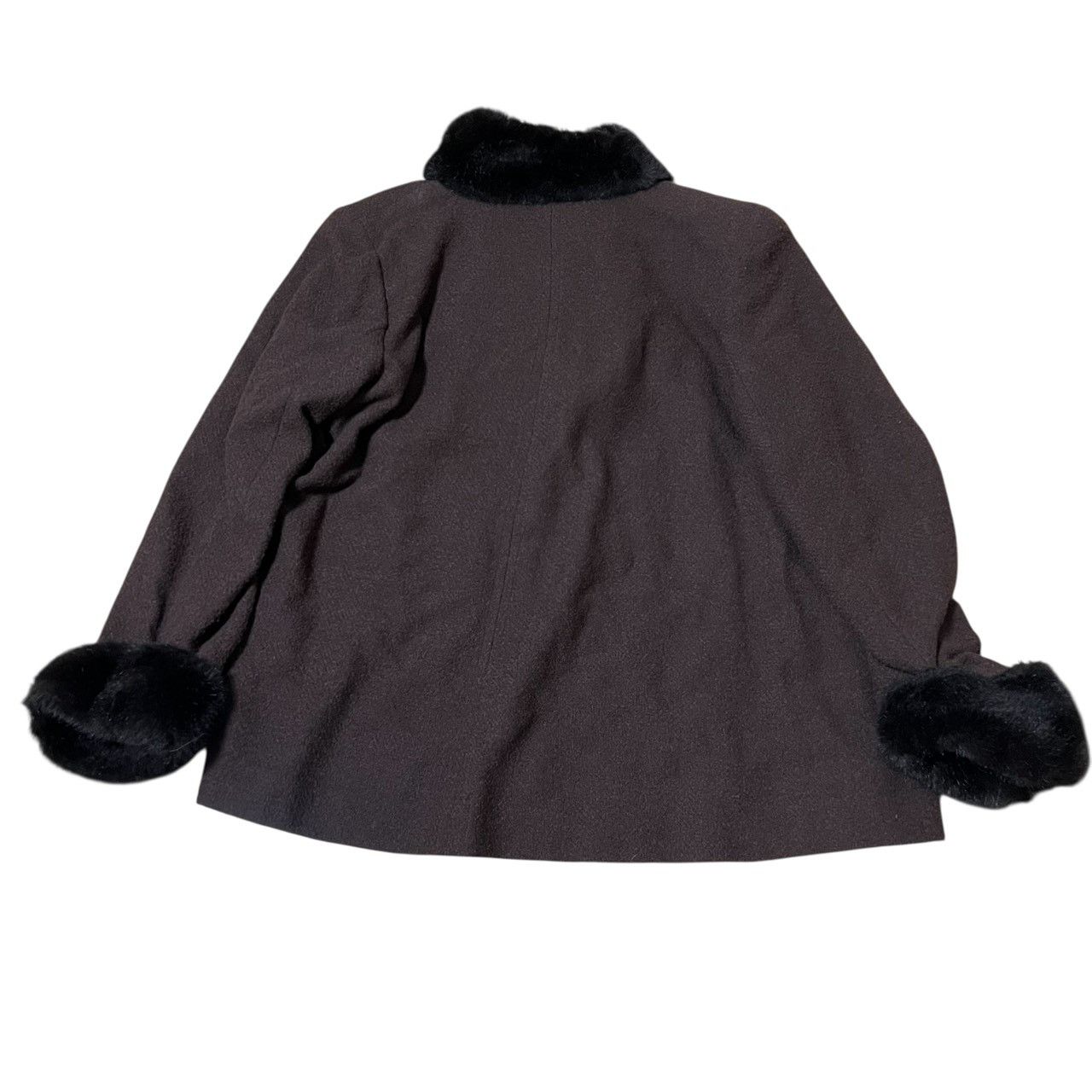 Yves Saint Laurent Yves Saint Laurent Yves Saint Laurent Wool Nylon Faux Fur Outerwear Outerwear DUTY FREE for USA Size ONE SIZE - 2 Thumbnail