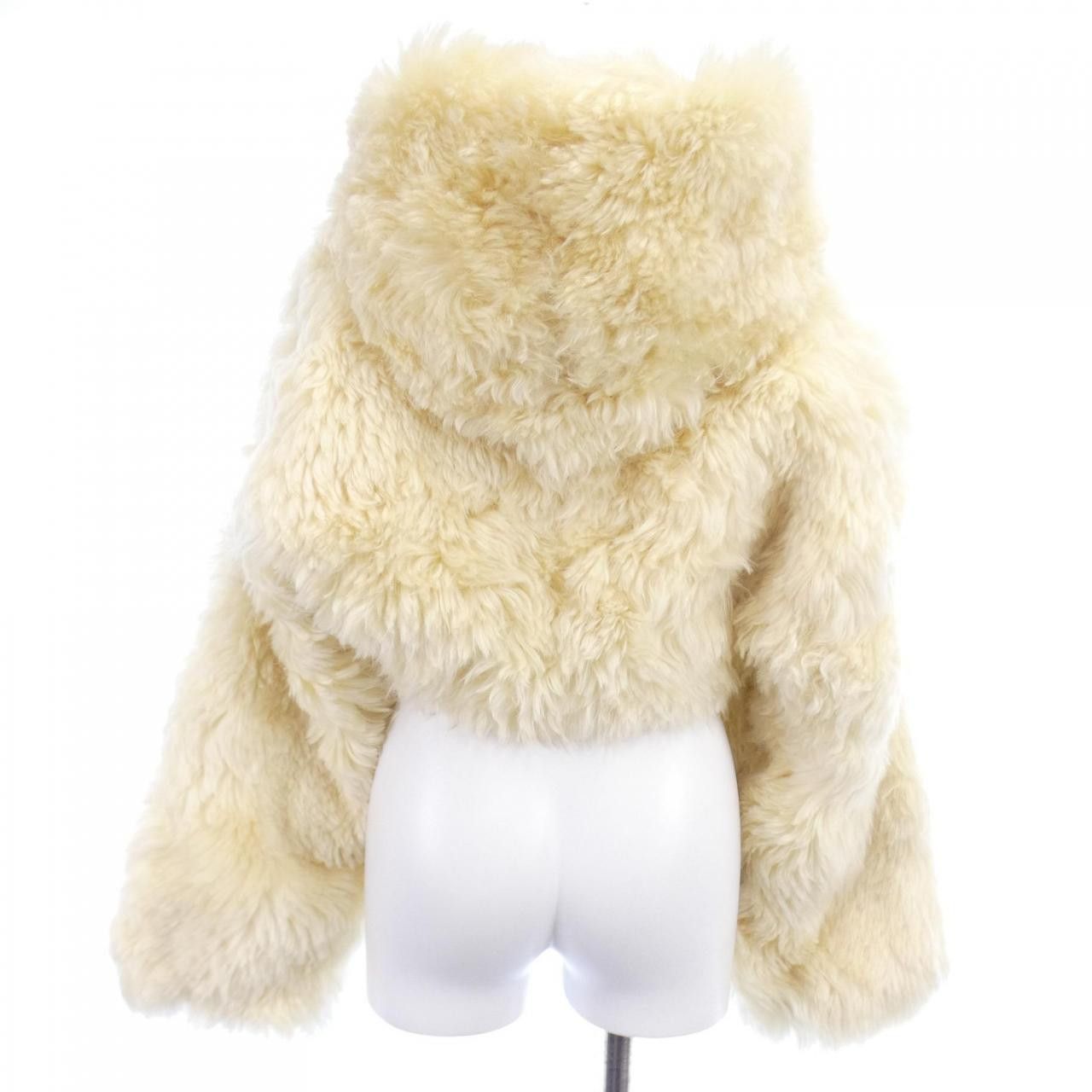 Miu Miu Miu Miu Miu Miu Shearling Jacket Fur Outerwear MPY041 S231 11Z5 DUTY FREE for USA Size ONE SIZE - 2 Thumbnail