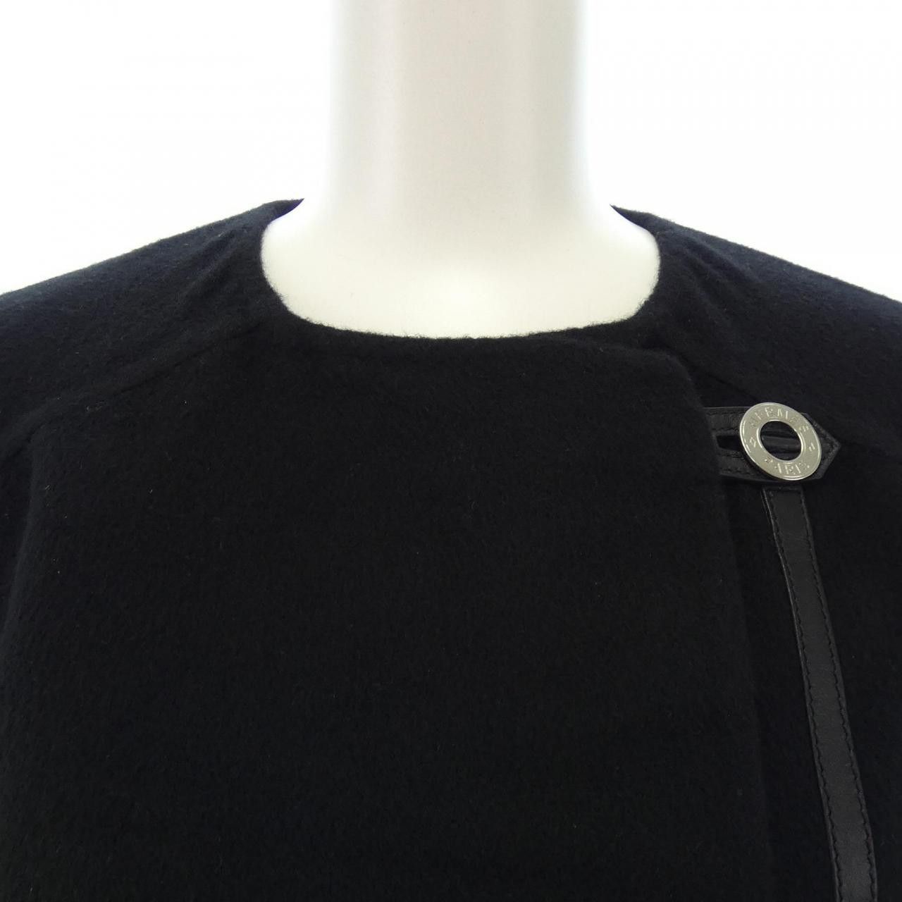 Hermes Hermes Hermès 2E0131DG Cashmere Jacket 38 Textile Outerwear DUTY FREE for USA Size ONE SIZE - 5 Thumbnail