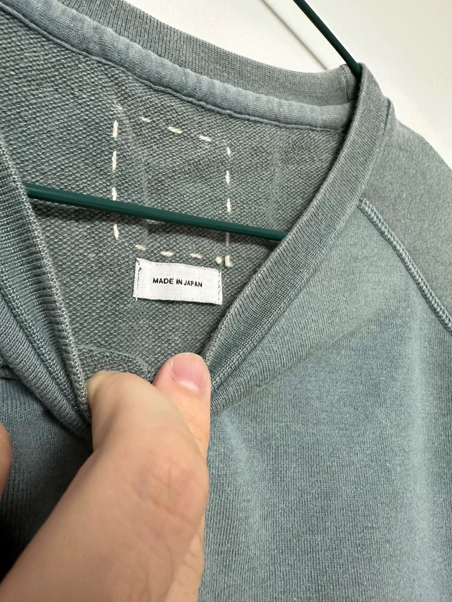Visvim visvim Green Crew Neck Sweatshirt Size US S / EU 44-46 / 1 - 8 Thumbnail