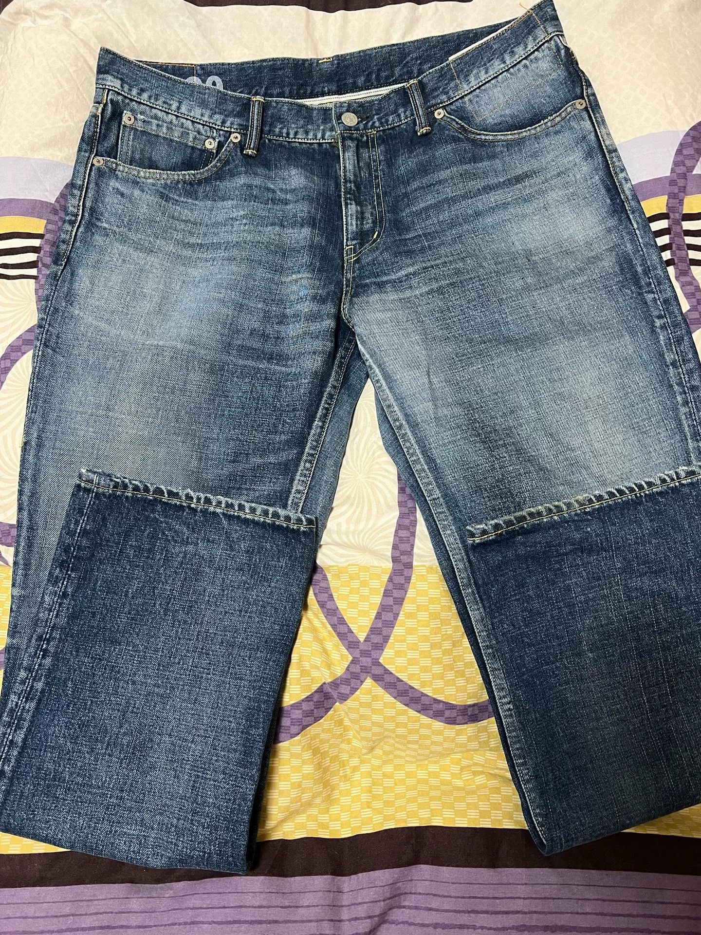 Visvim VISVIM SOCIAL SCULPTURE DMGD-20 Washed Jeans Size US 36 / EU 52 - 2 Thumbnail